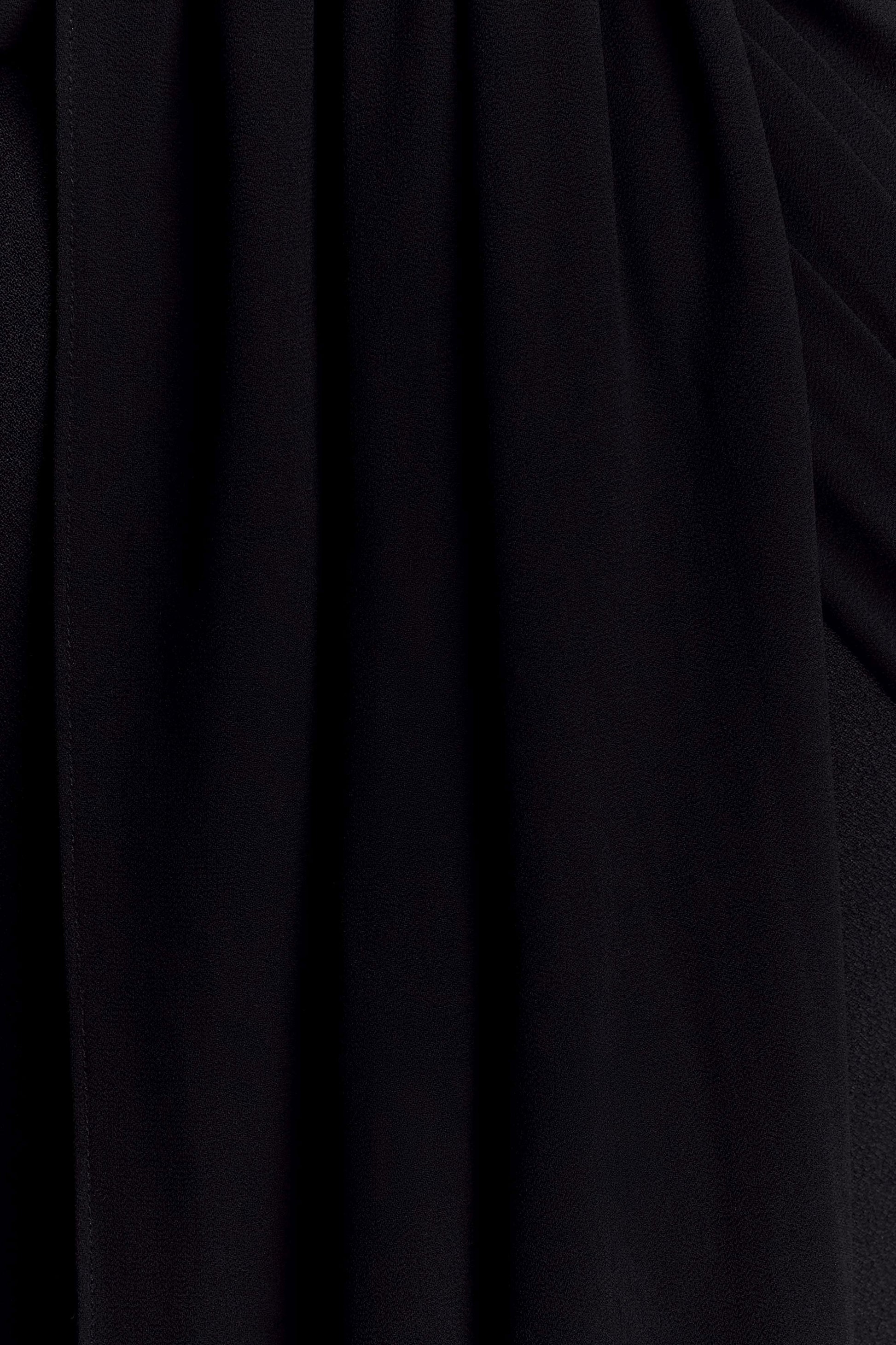 Philippa Knotted Crepe Maxi Dress - Black #6