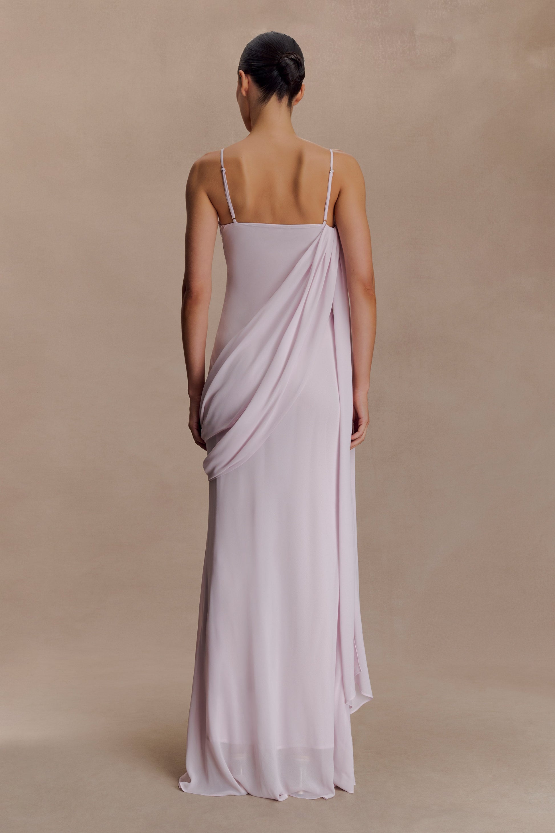 Leena Chiffon Maxi Dress - Light Lilac #2