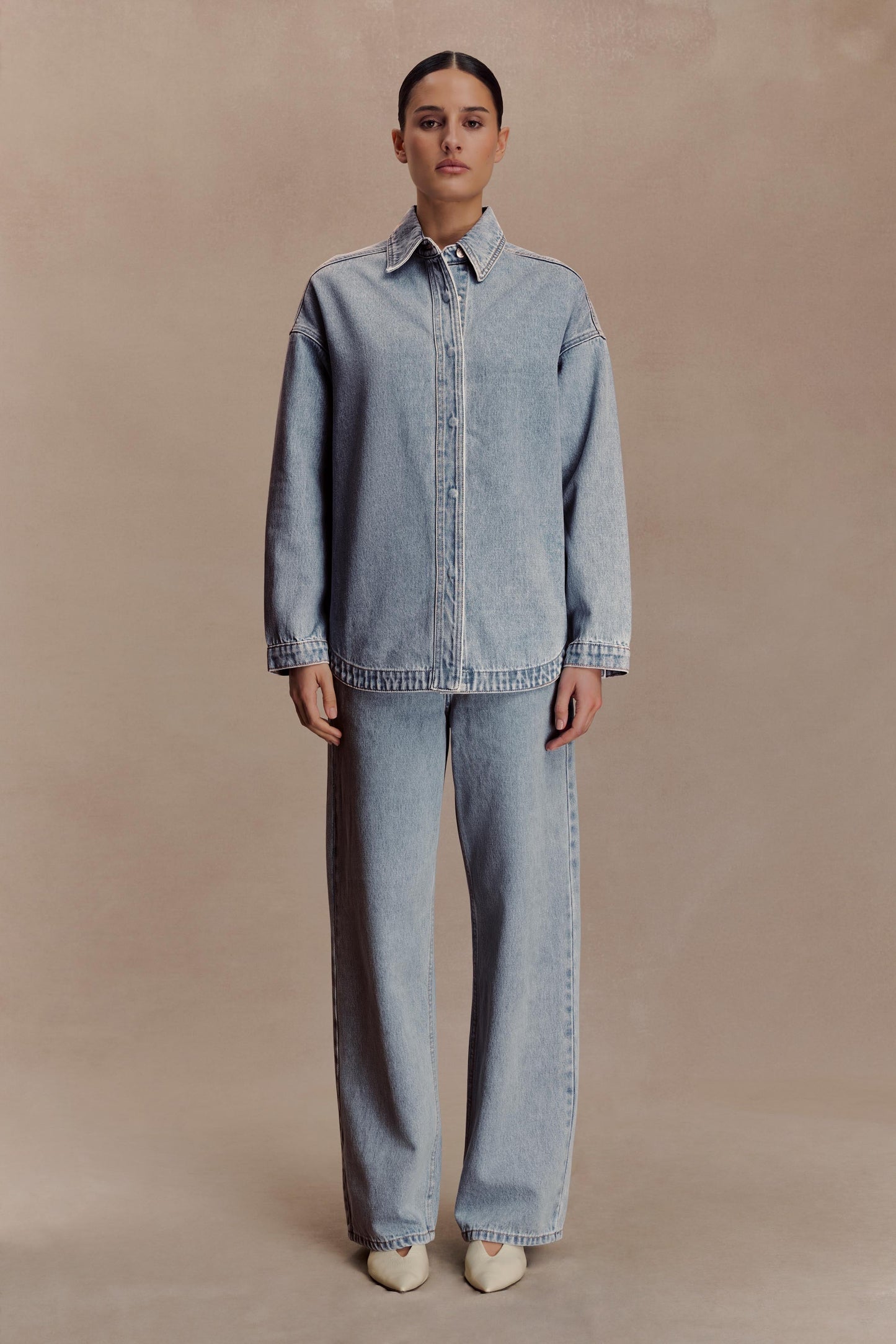 Mannon Mid Rise Denim Jeans - 80'S Blue