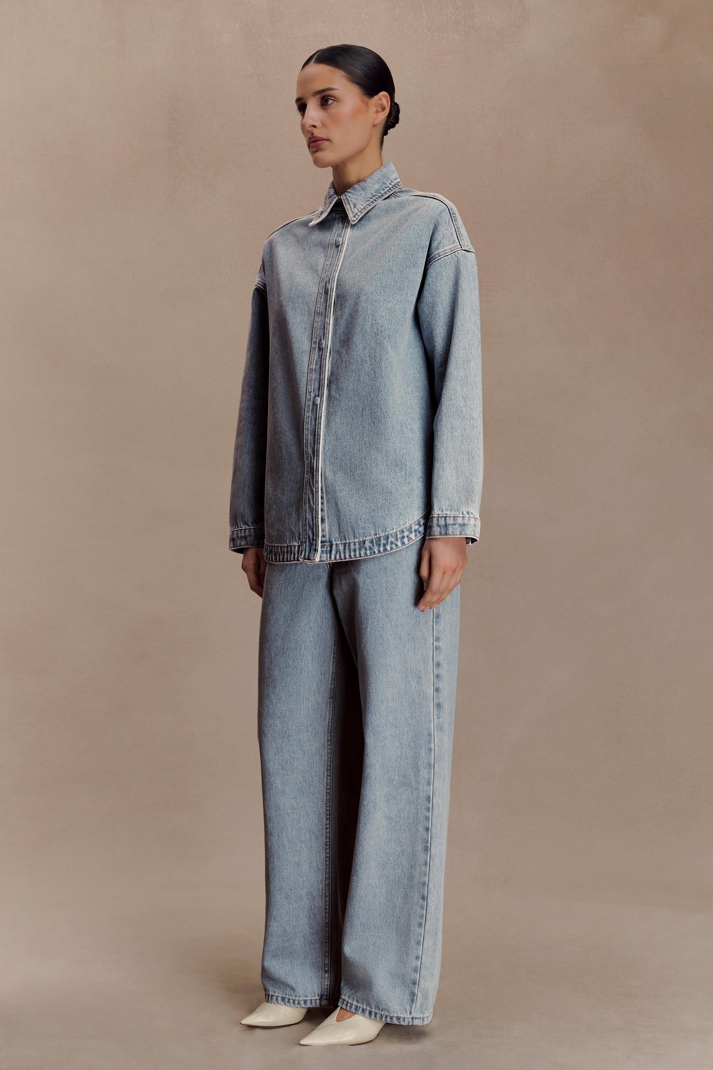 Mannon Mid Rise Denim Jeans - 80'S Blue