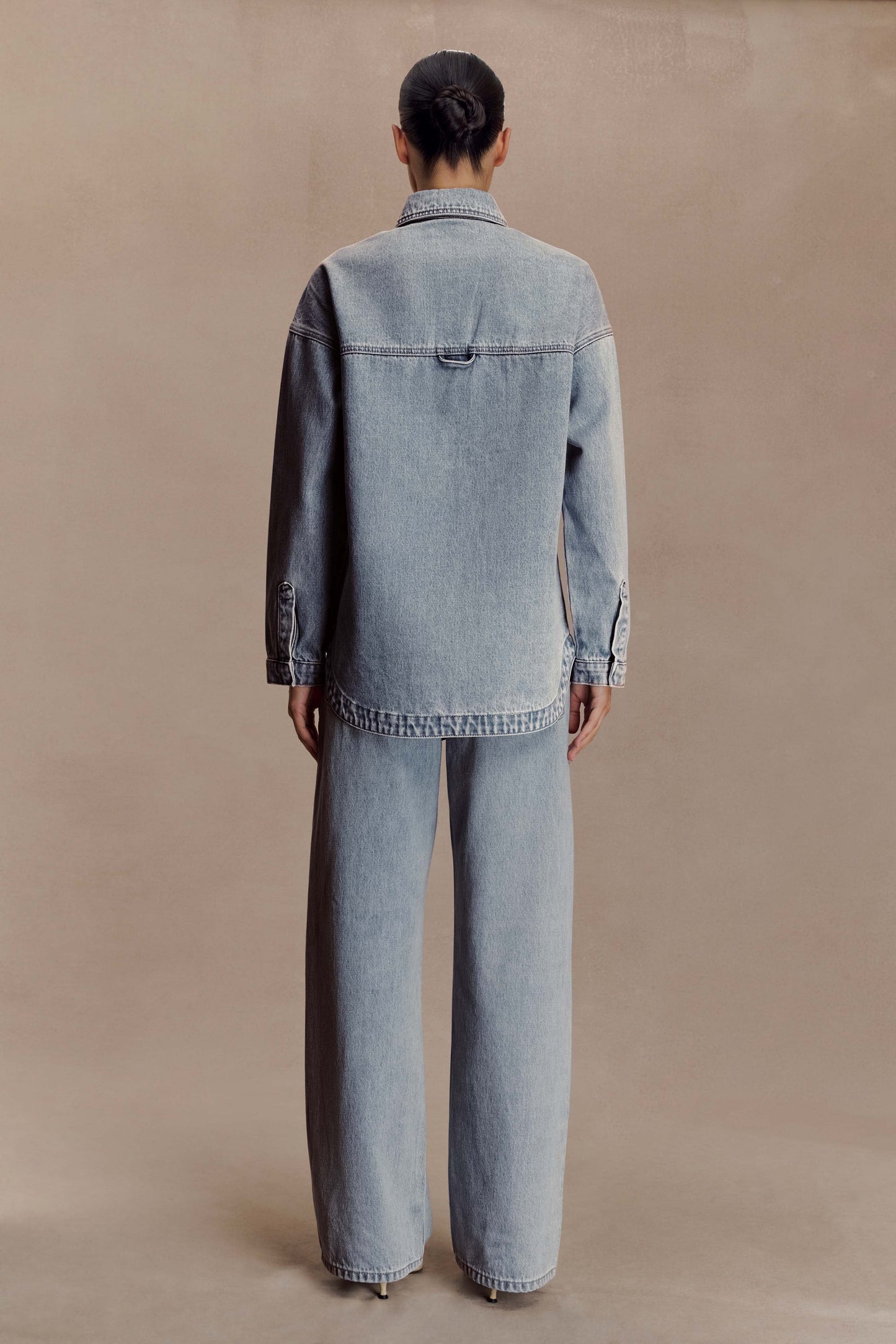 Lioda Oversized Denim Shirt - 80'S Blue