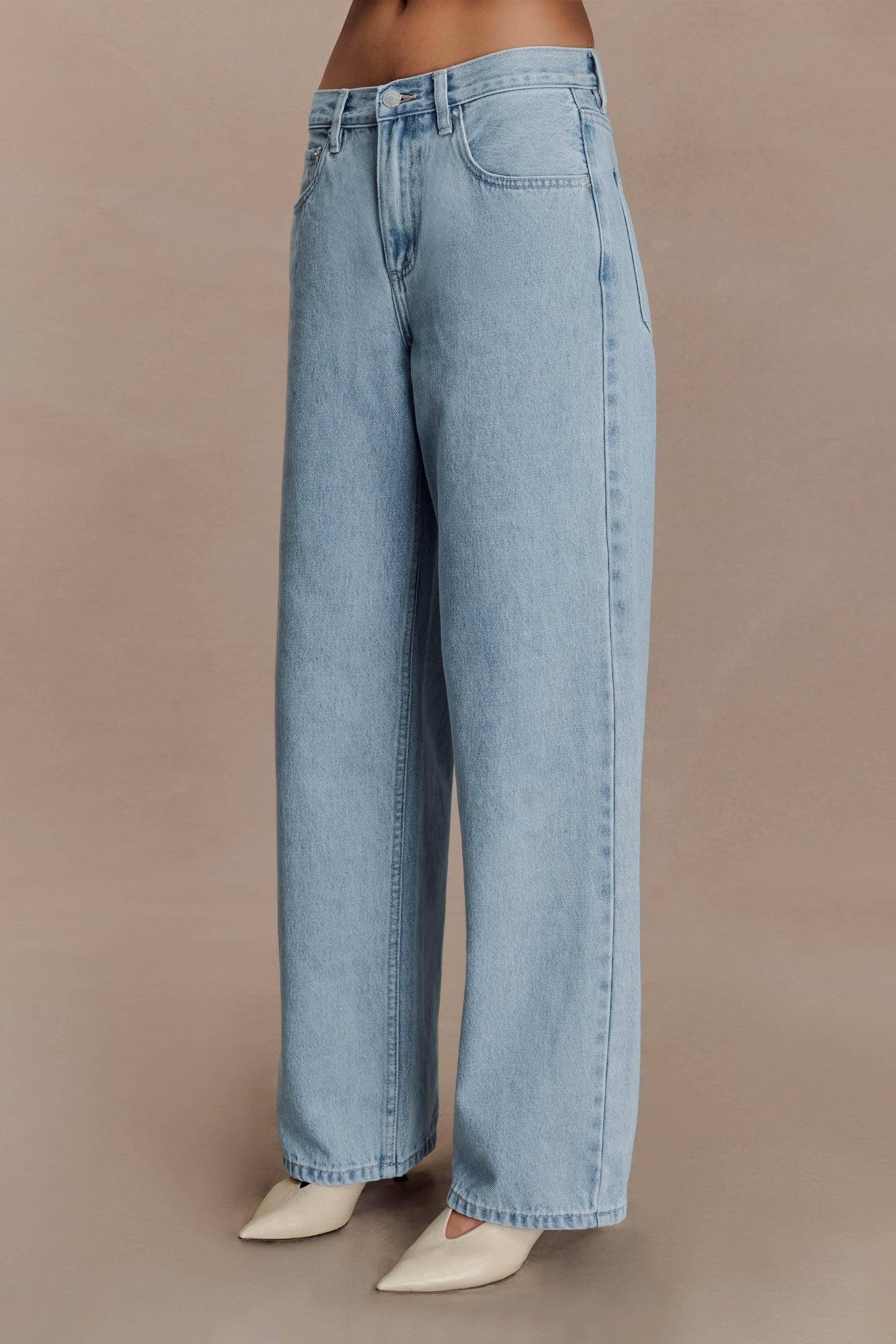 Mannon Mid Rise Denim Jeans - 80'S Blue