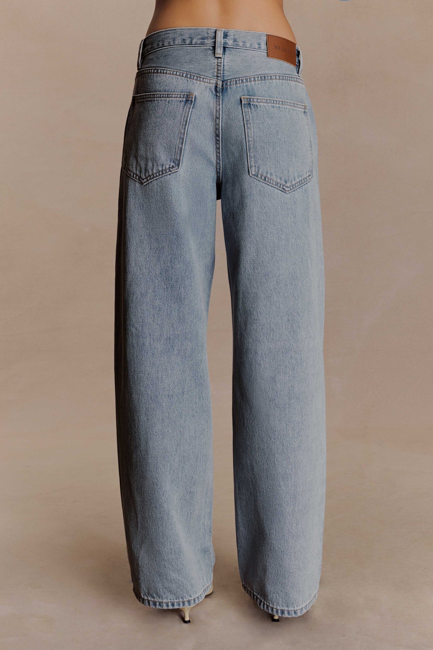 Mannon Mid Rise Denim Jeans - 80'S Blue