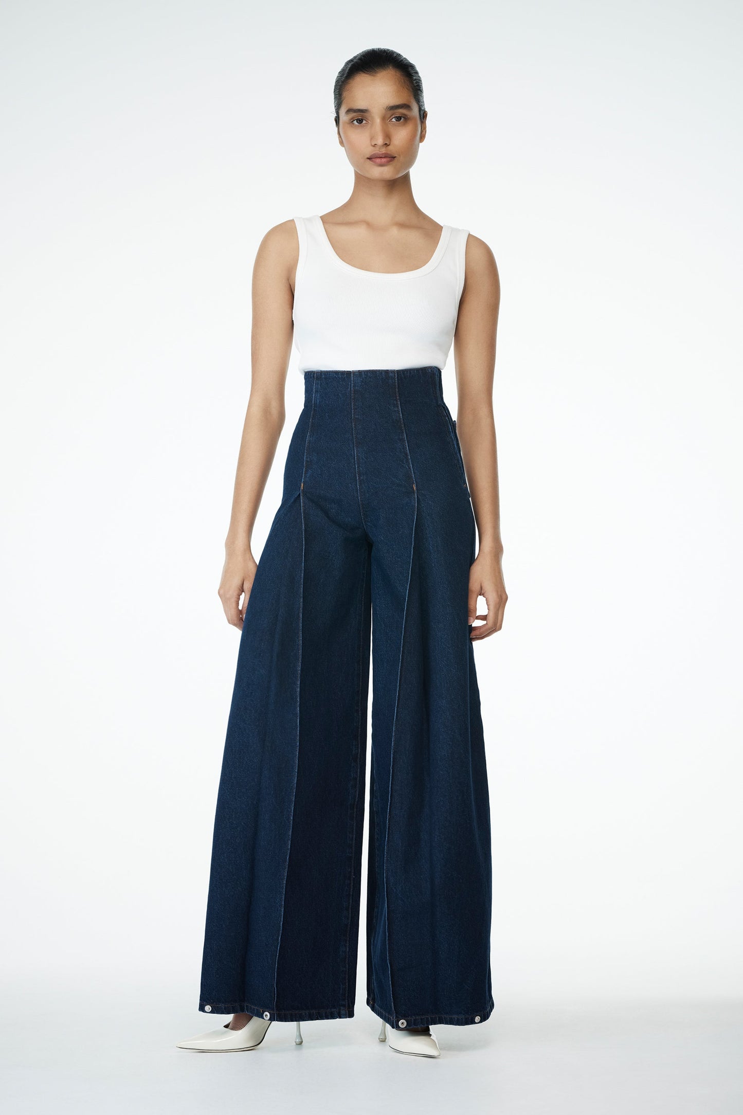 Beatrix High Rise Denim Jeans -  Indigo Blue