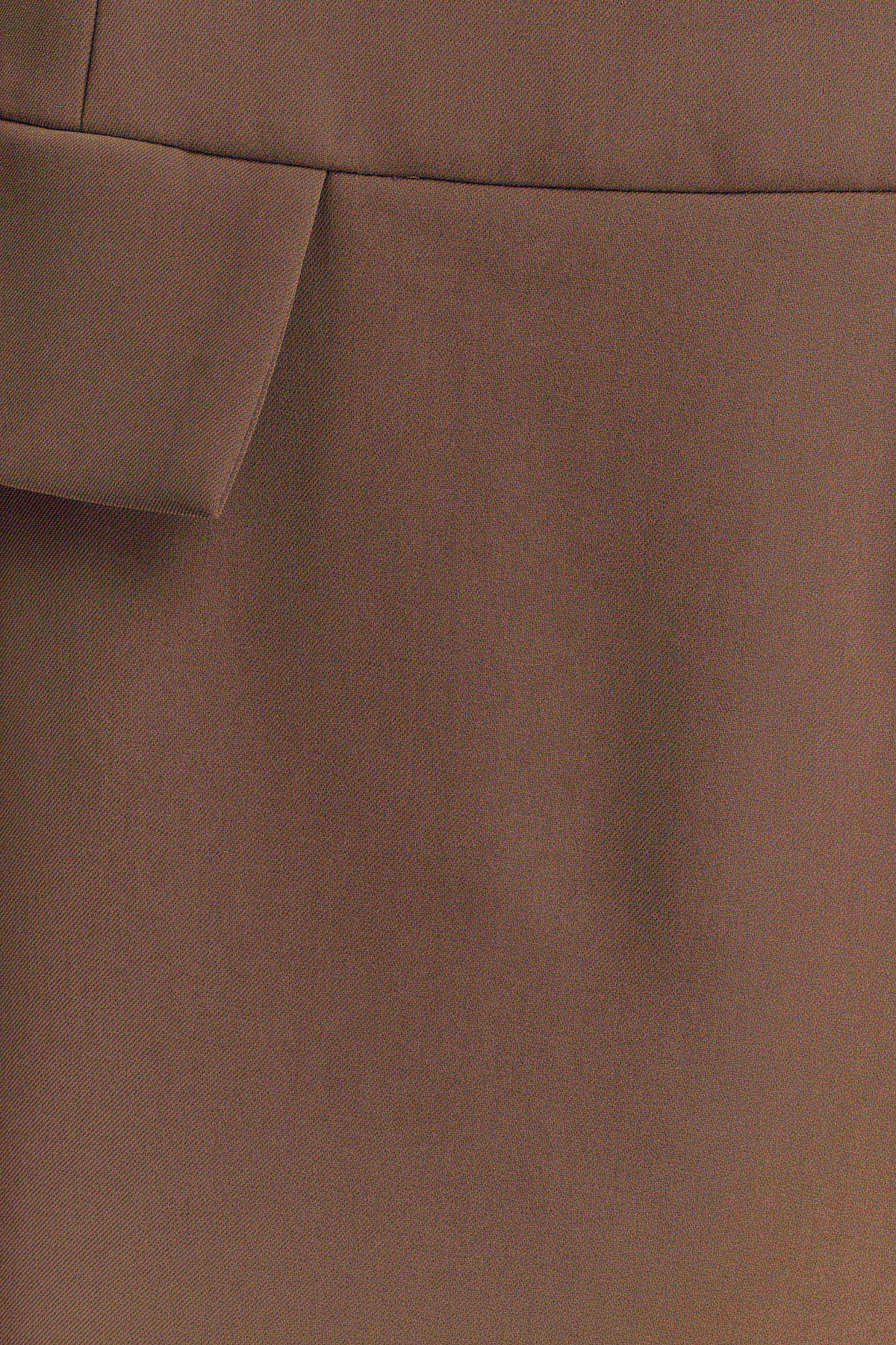 Cassie Column Maxi Skirt - Cacao Brown #7