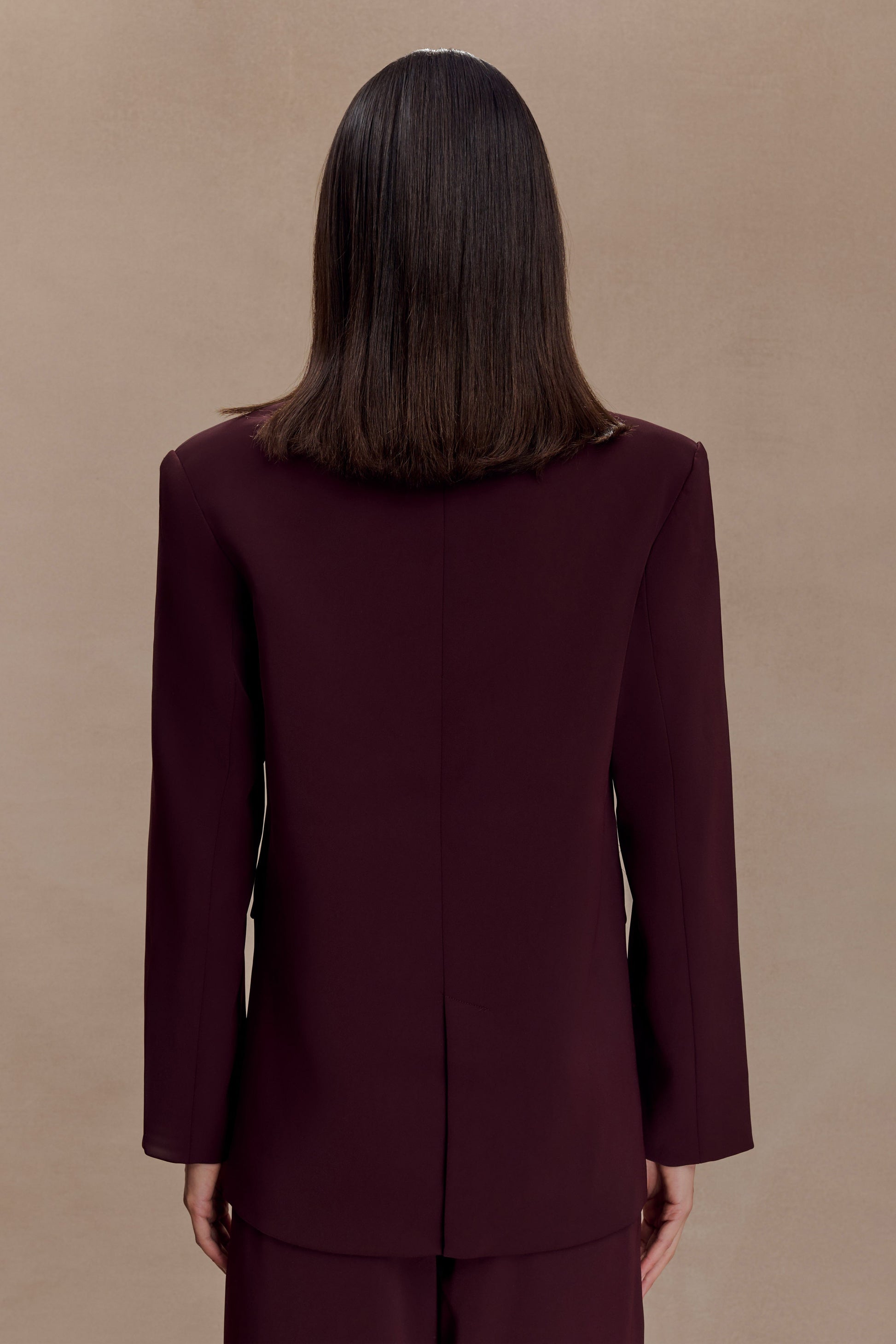 Mateo Oversized Blazer - Mahogany #2