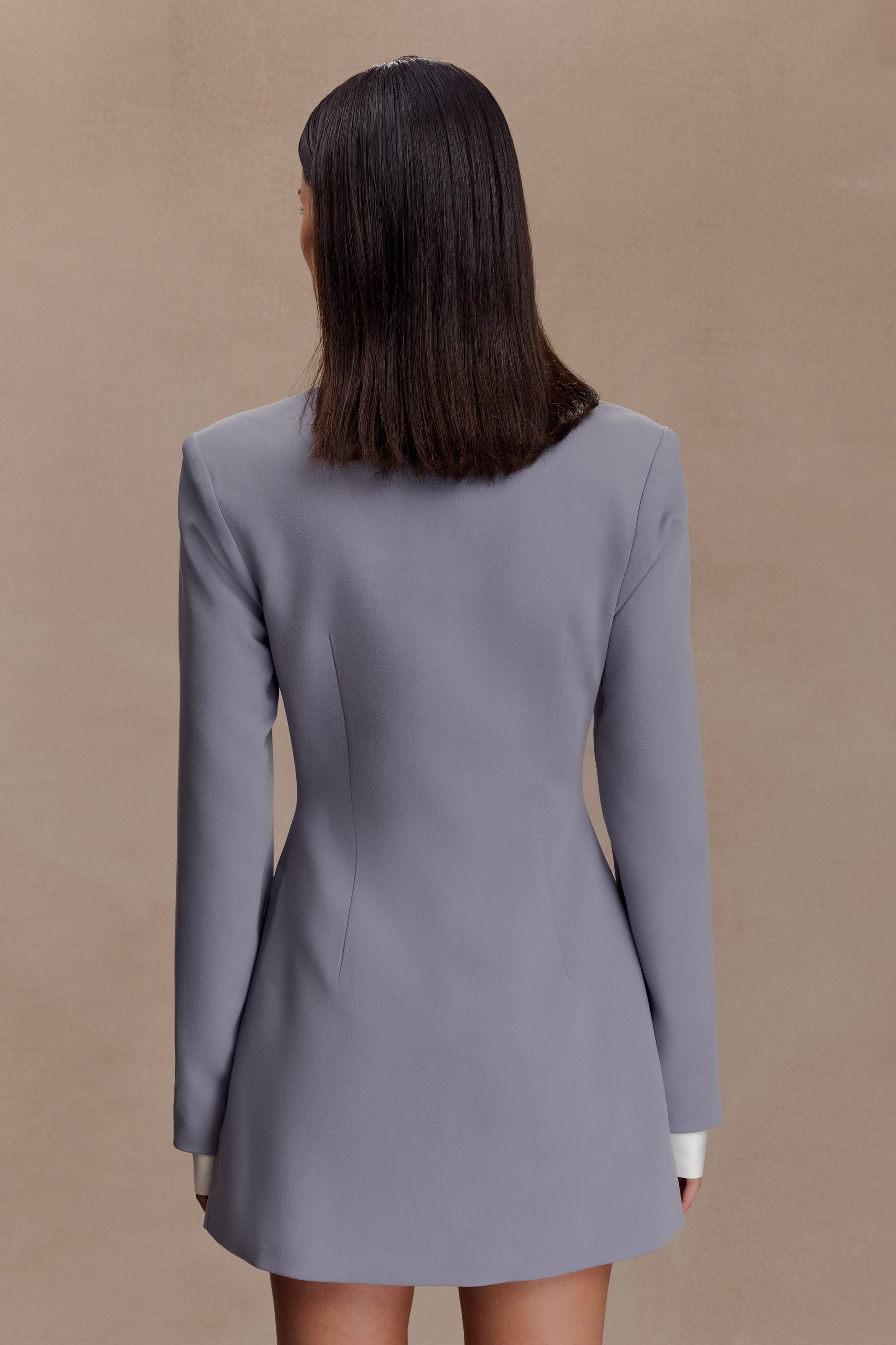 Gretchen Suiting Mini Dress - Grey #3