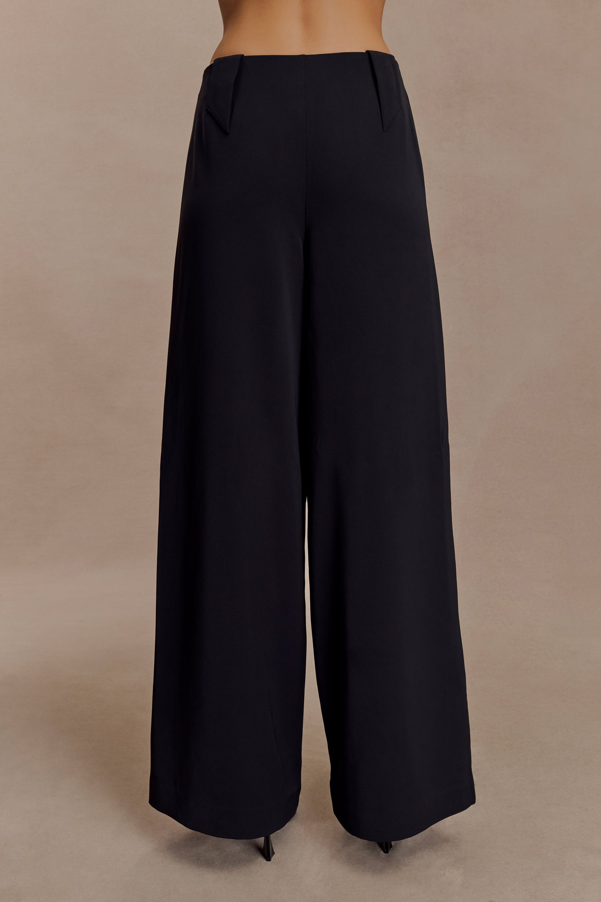 Arlo Wide Leg Suiting Trouser - Black #5