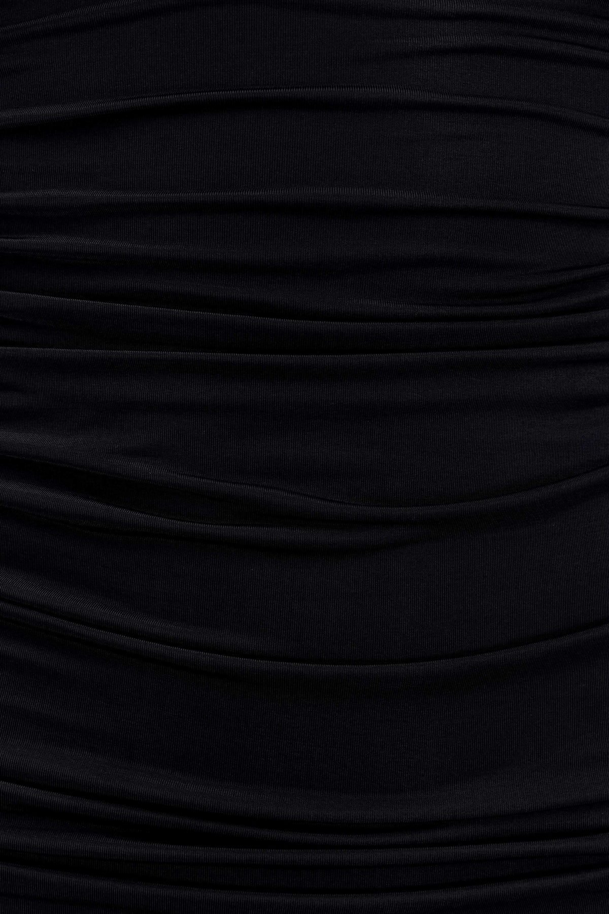 Hayden Long Sleeve Plunge Mini Dress - Black #8