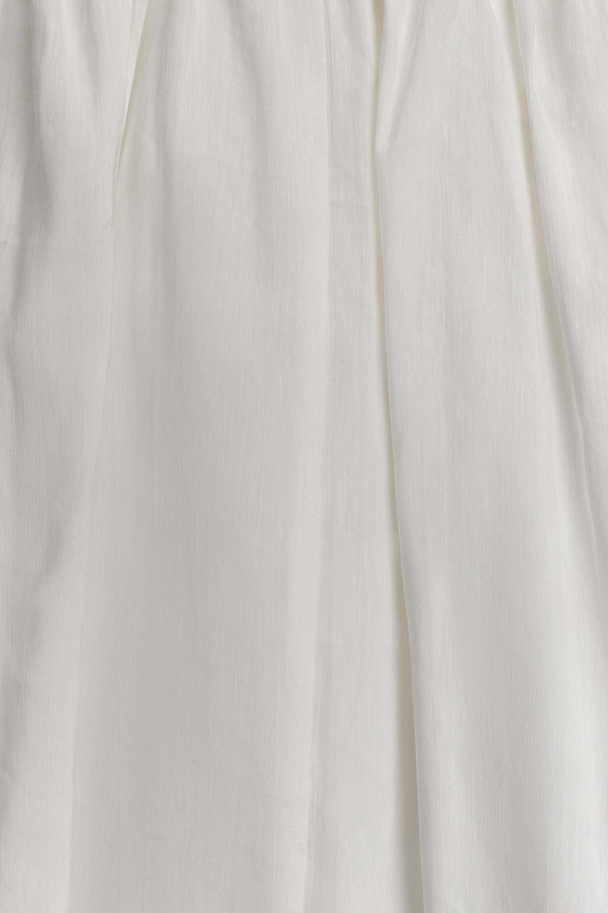 Greta Gathered Maxi Skirt - White #9