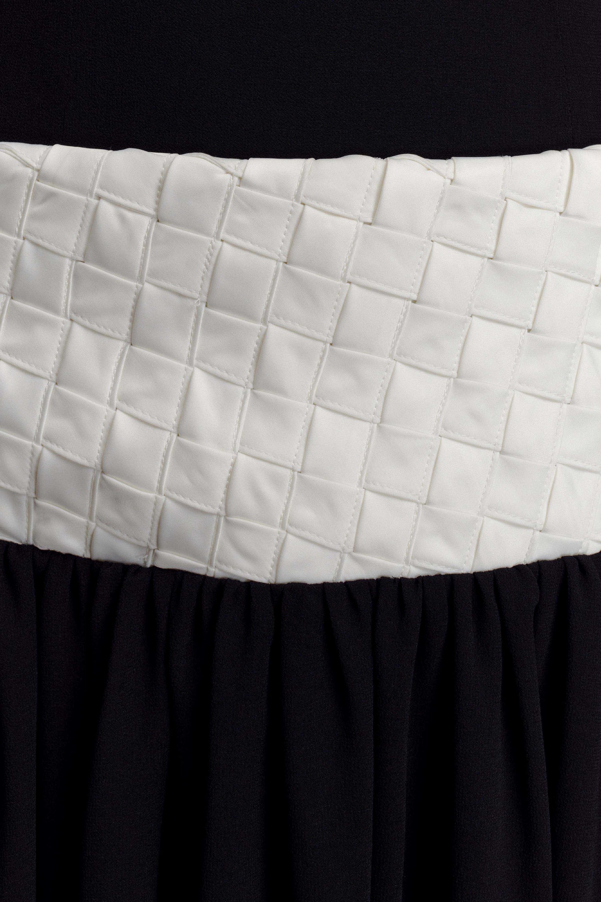 Celine Chiffon Maxi Dress - Black/White #6