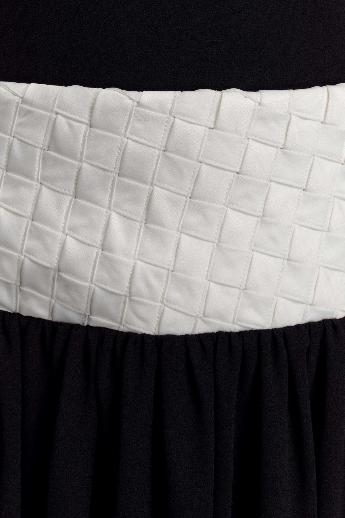 Celine Chiffon Maxi Dress - Black/White #6