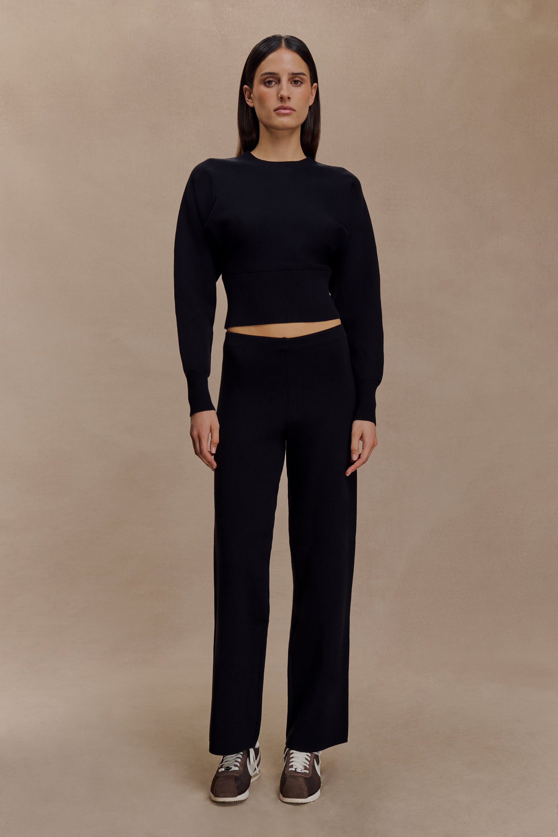 Kerrymae Straight Leg Knit Pants - Black #4