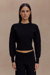Ciaralee Cinched Waist Jumper - Black