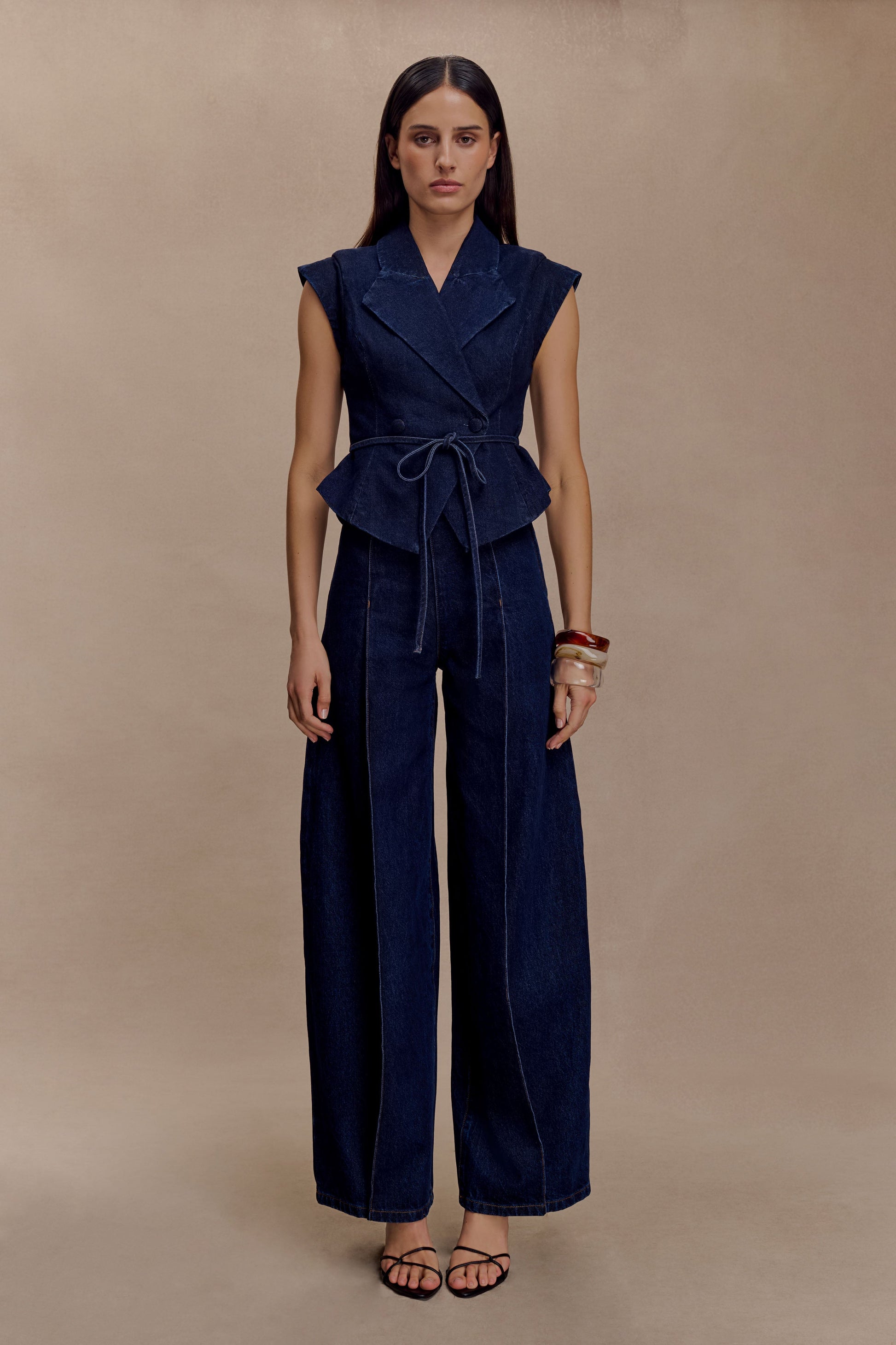 Beatrix High Rise Denim Jeans -  Indigo Blue #4