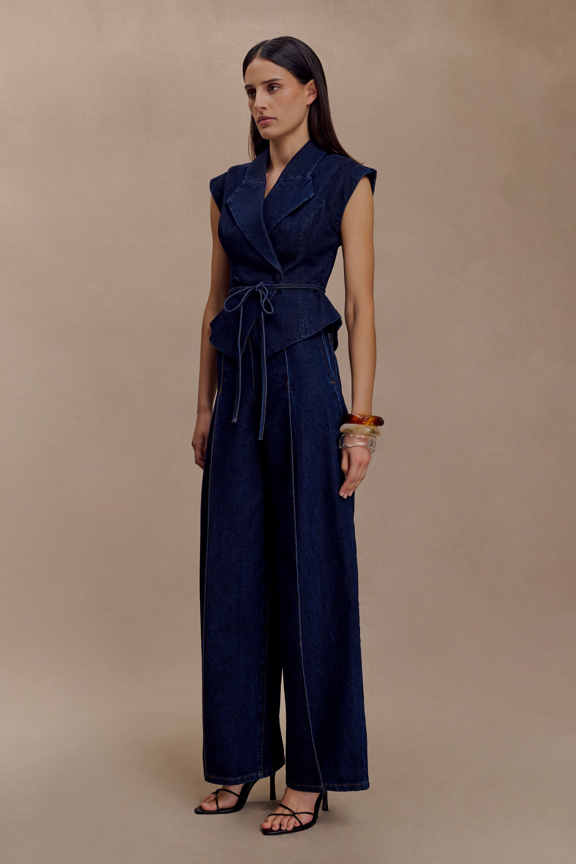 Beatrix High Rise Denim Jeans -  Indigo Blue #5