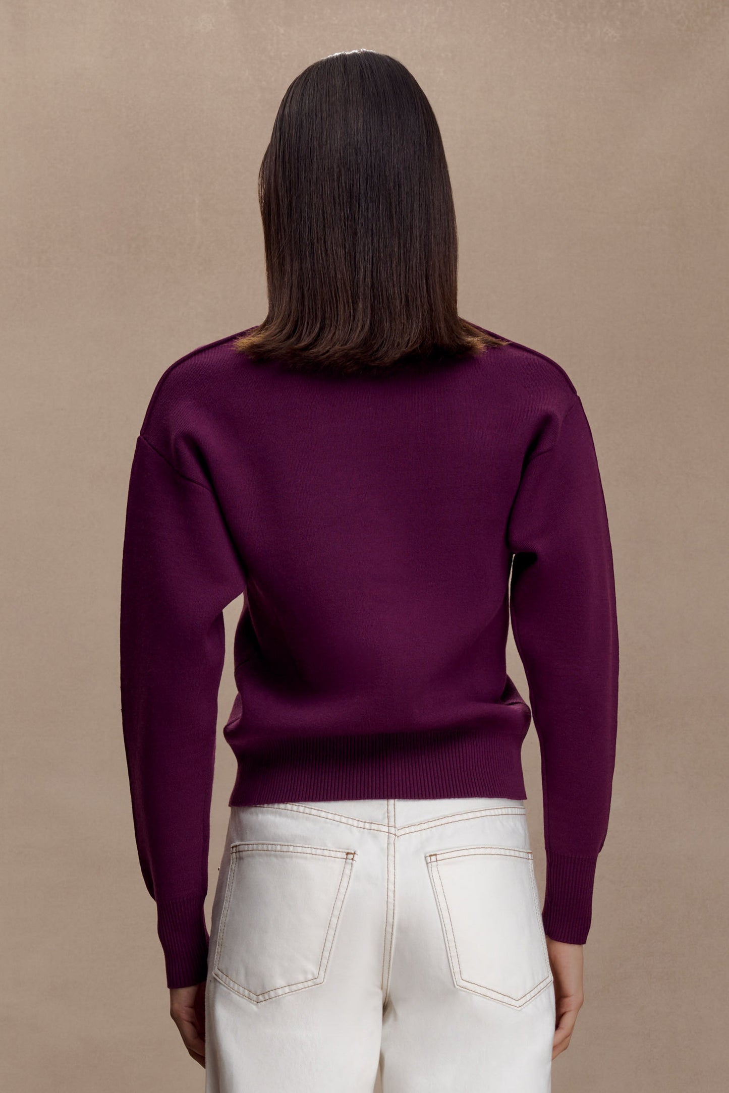 Braxton Cozy Knit Top - Plum