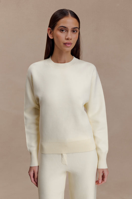 Braxton Cozy Knit Jumper - Ivory