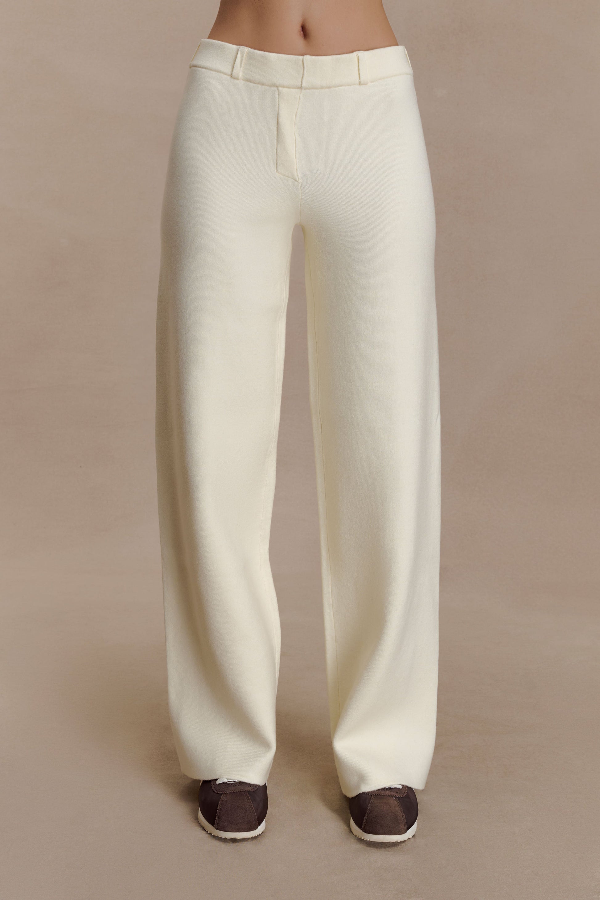 Lauren Knit Trouser - Ivory #7