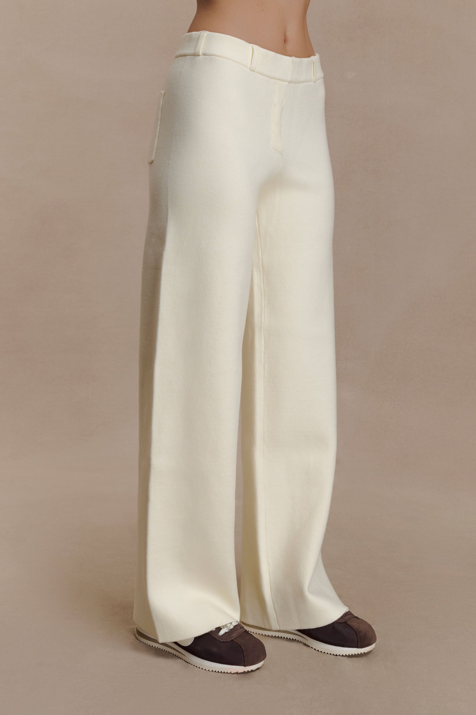 Lauren Knit Trouser - Ivory #5