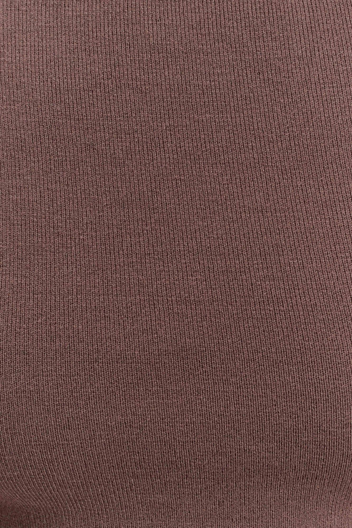 Carley Off Shoulder Knit Top - Cacao Brown #6