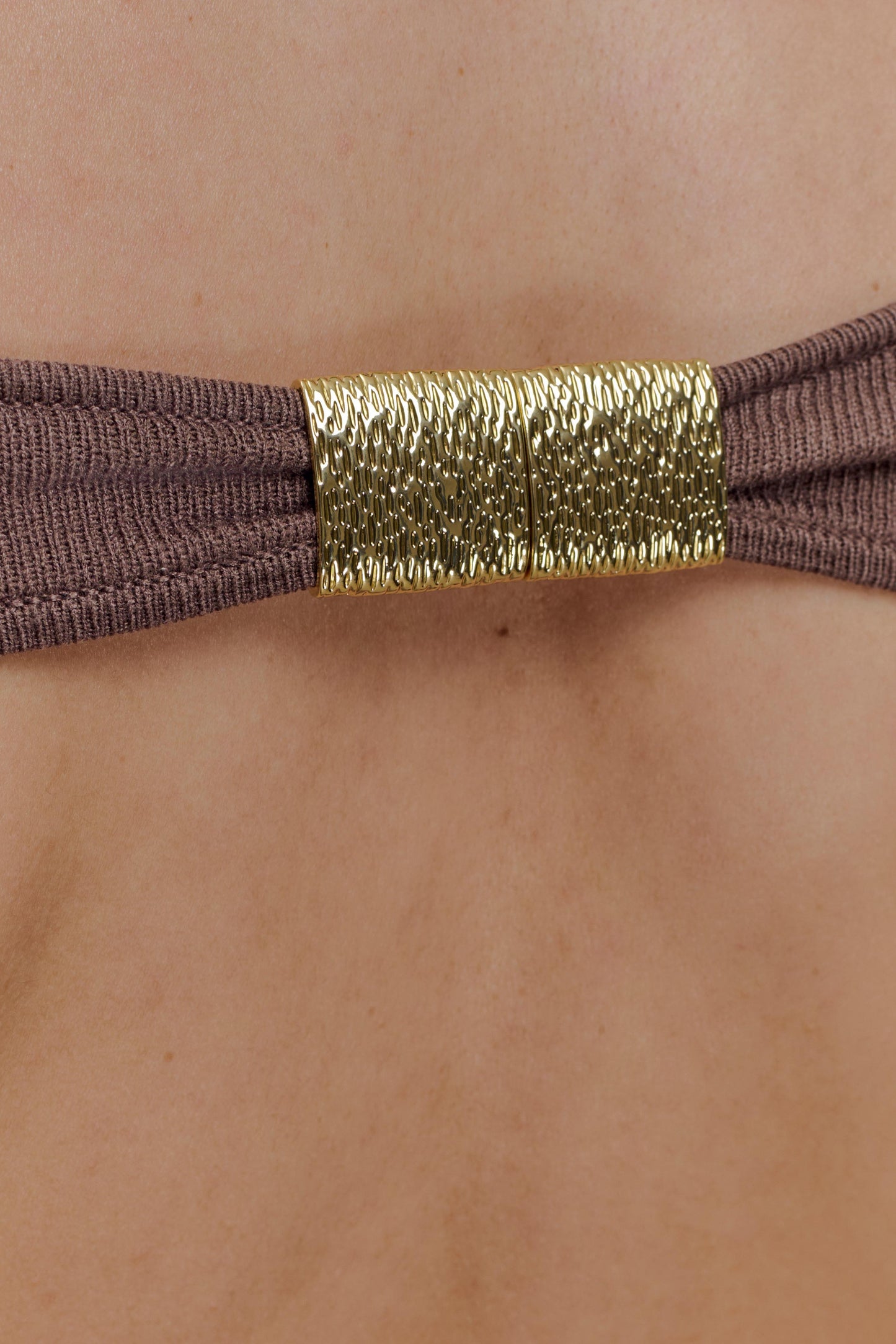 Carley Off Shoulder Knit Top - Cacao Brown