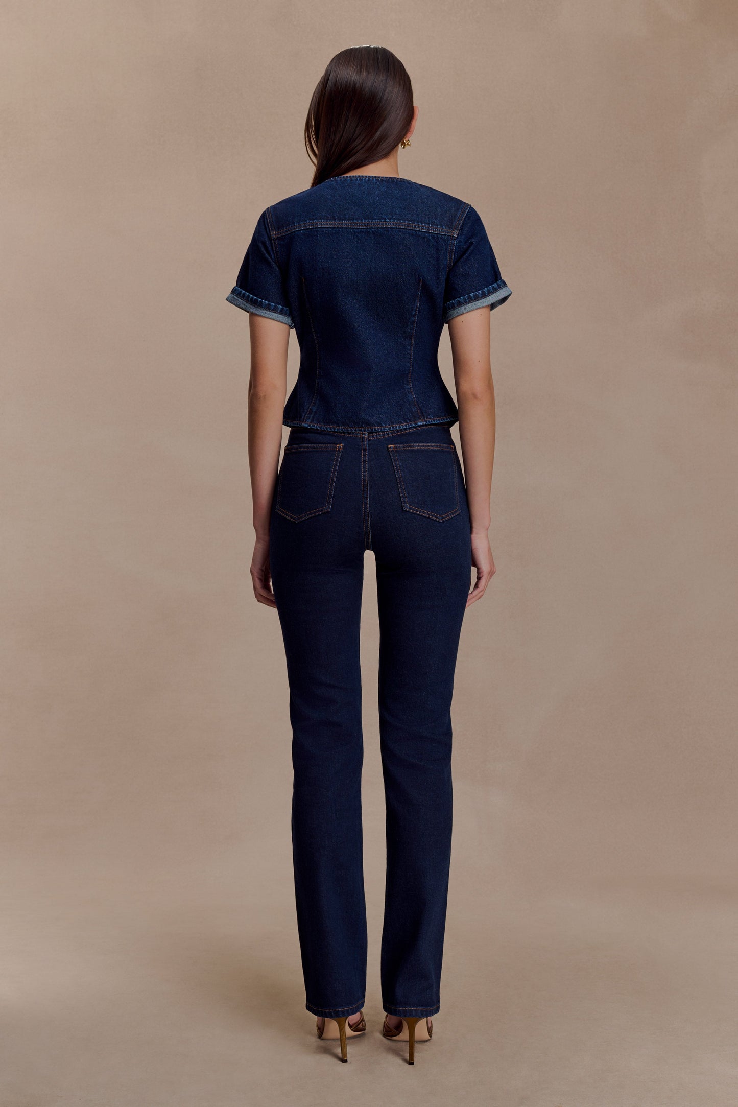 Janessa Skinny Denim Jeans- Indigo Blue