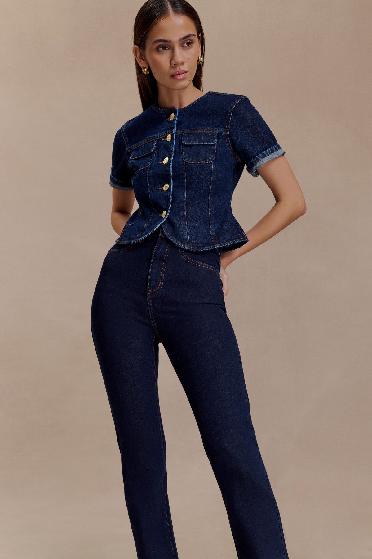 Janessa Skinny Denim Jeans- Indigo Blue #8