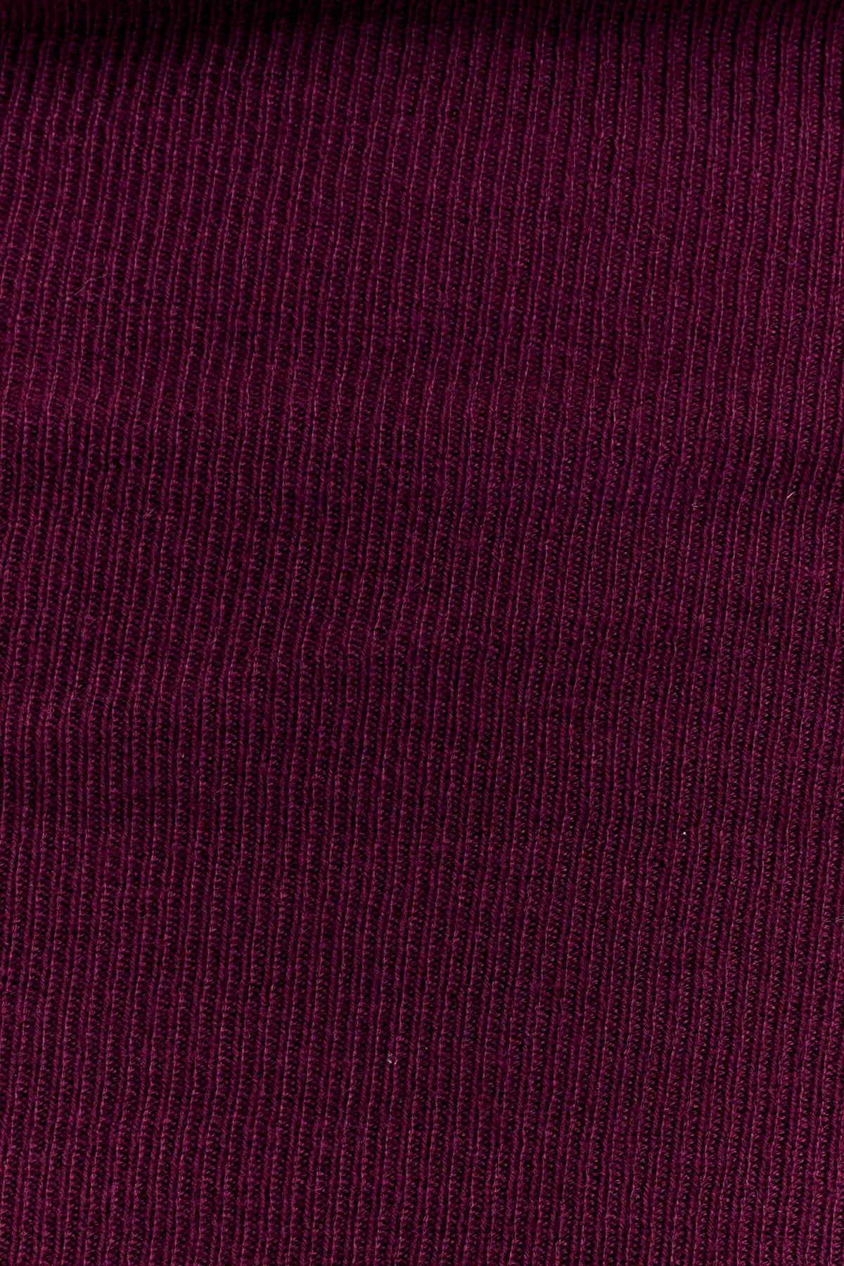 Mazie Asymetrical Cashmere Blend Long Sleeve Knit Top - Plum #6