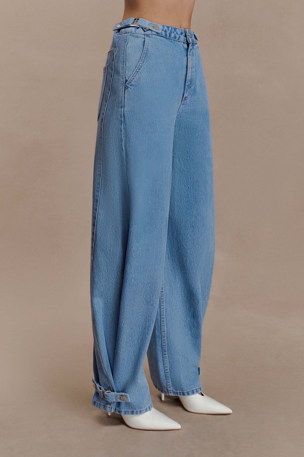 Flossie Multi Way Denim Jeans - Classic Blue #4