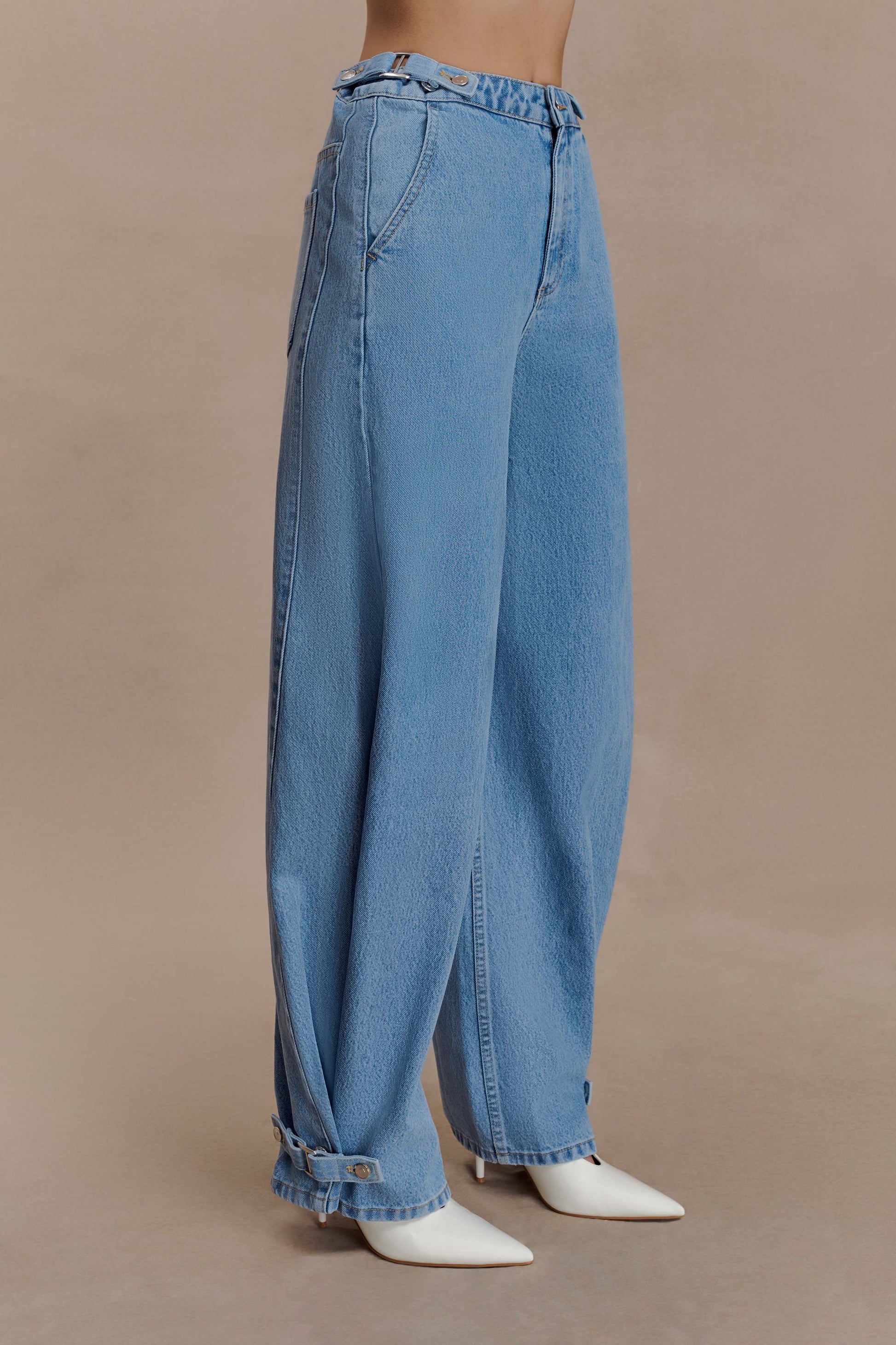 Flossie Multi Way Denim Jeans - Classic Blue #4