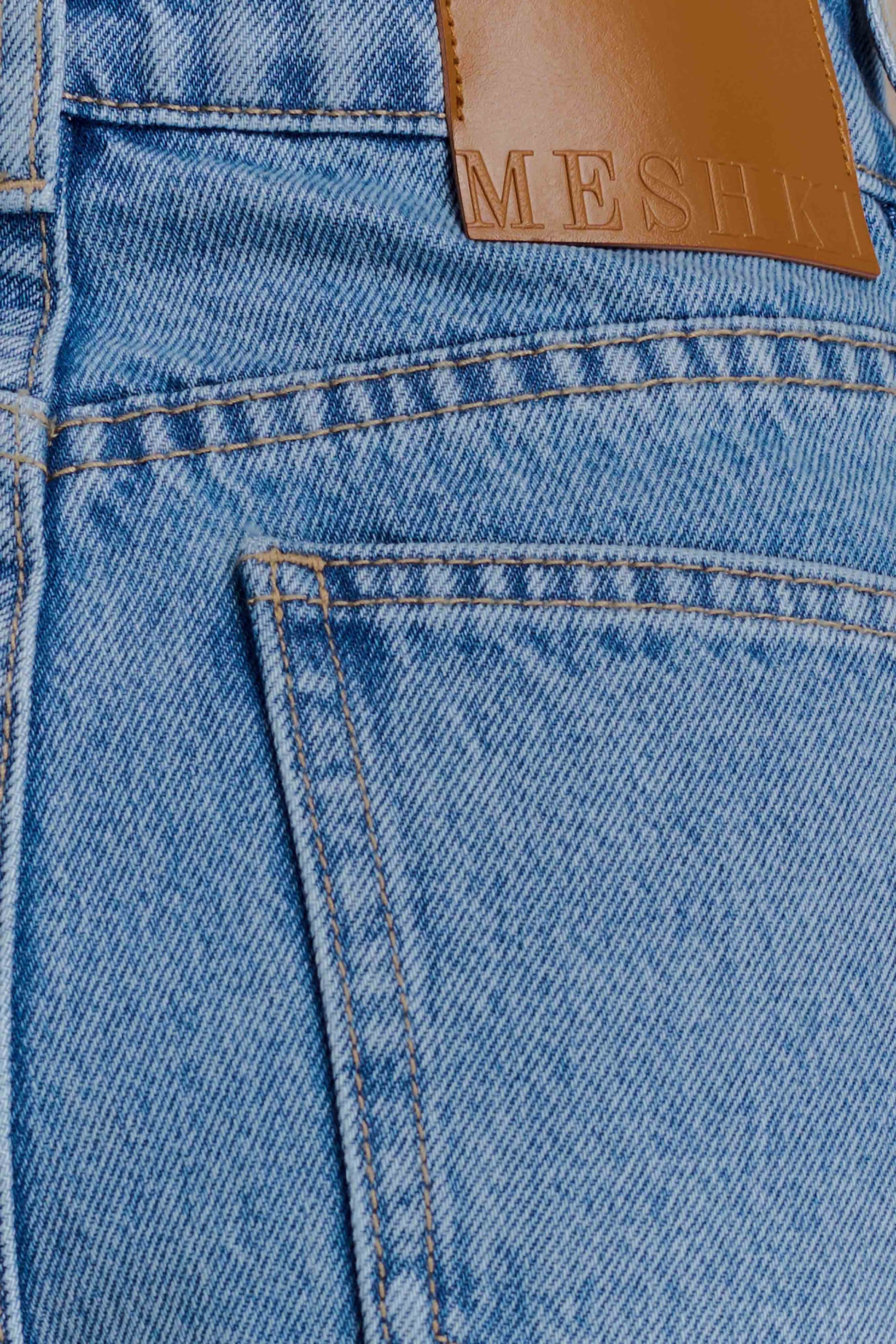 Carlene Cuffed Denim Shorts - Classic Blue #8