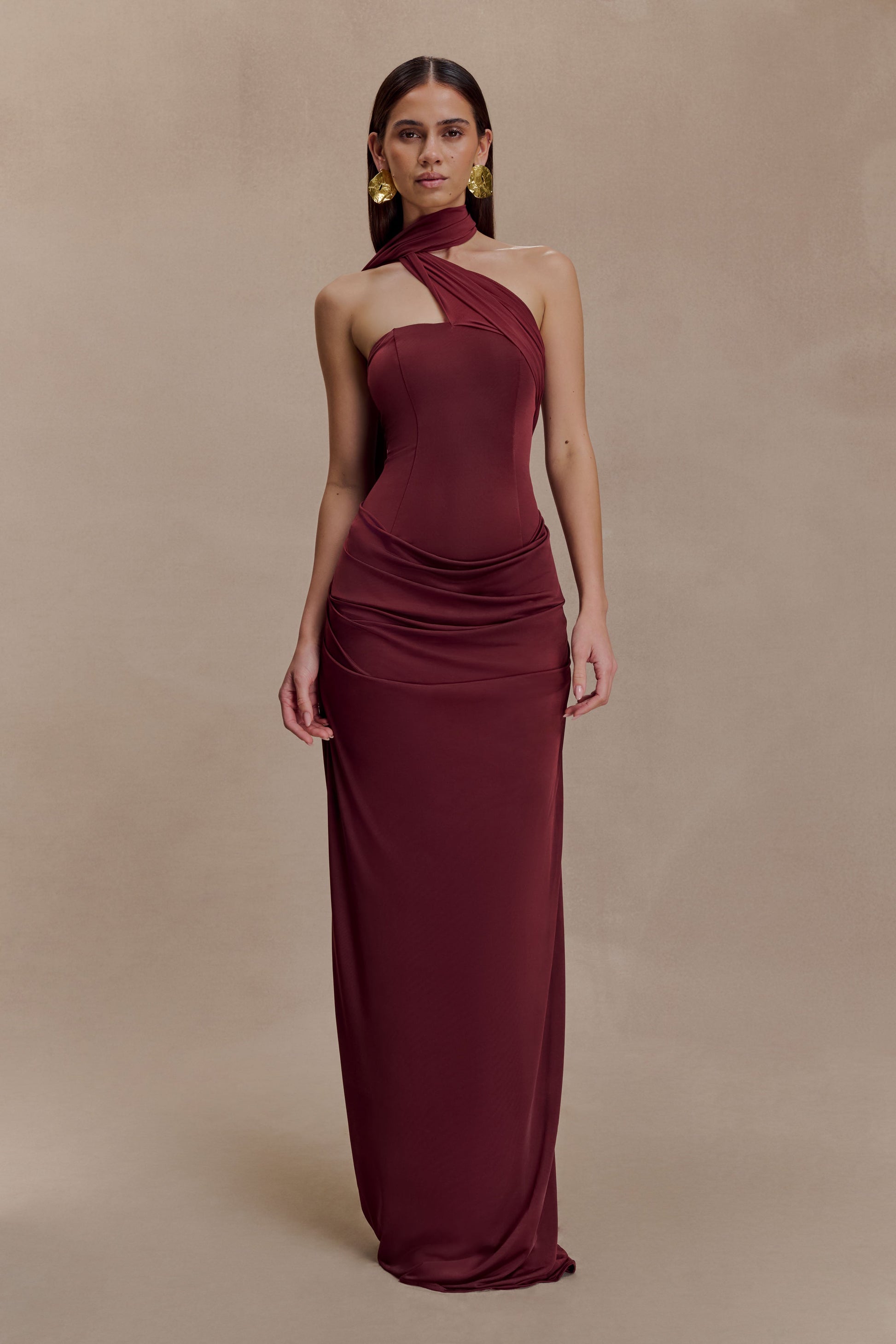 burgundy maxi dress uk The Style Spotlight Off Shoulder Maxi Dress Burgundy