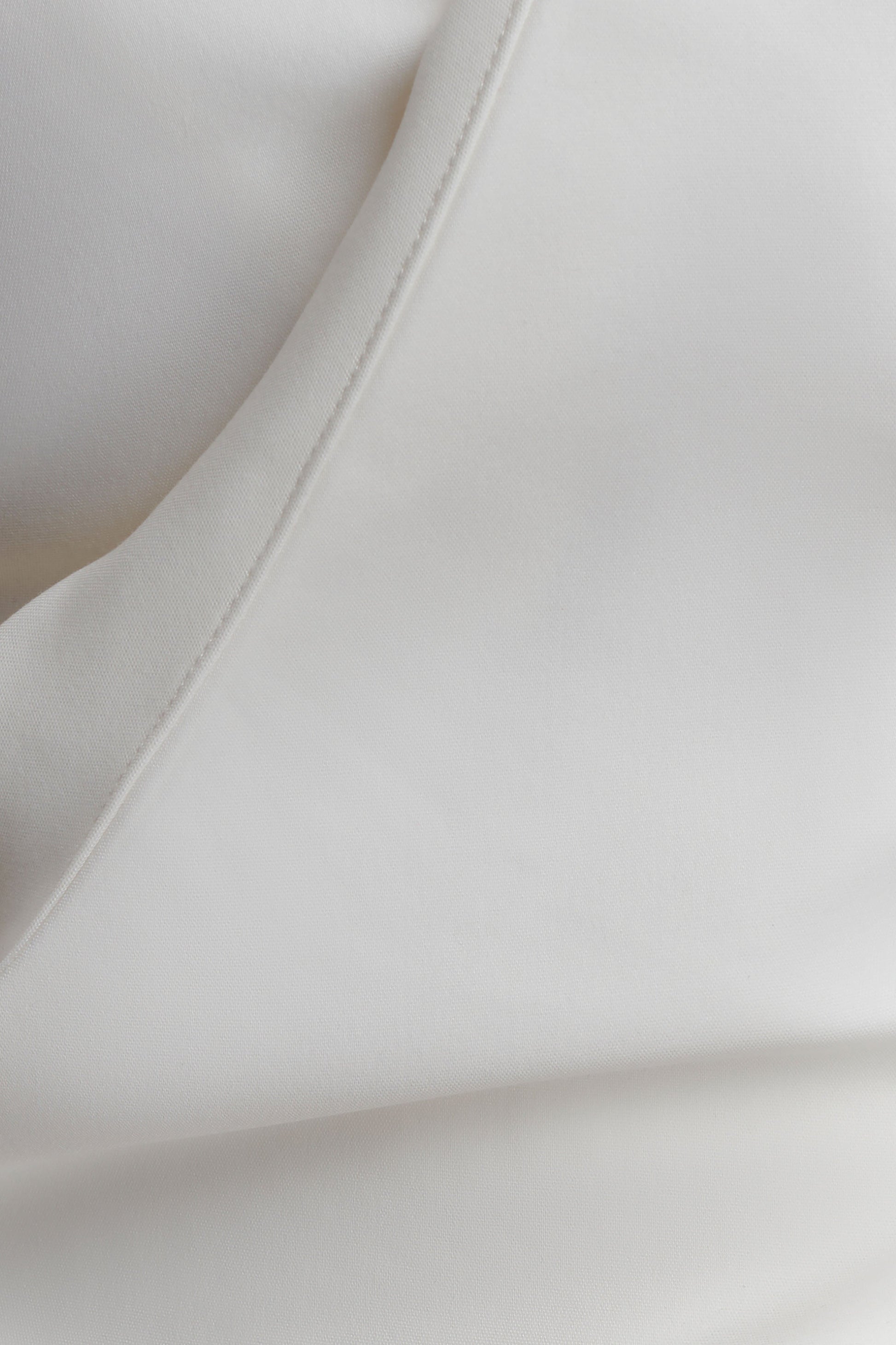 Yanina Cotton Halter Midi Dress - White #7