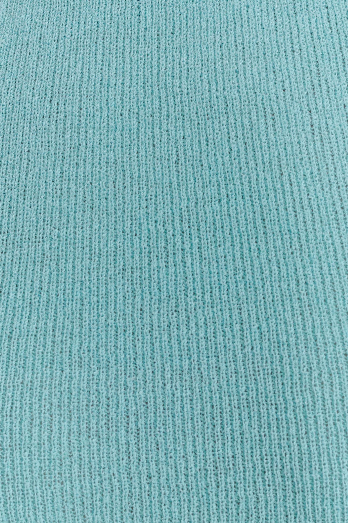 Melodie Halter Knit Maxi Dress - Cyan Blue #6