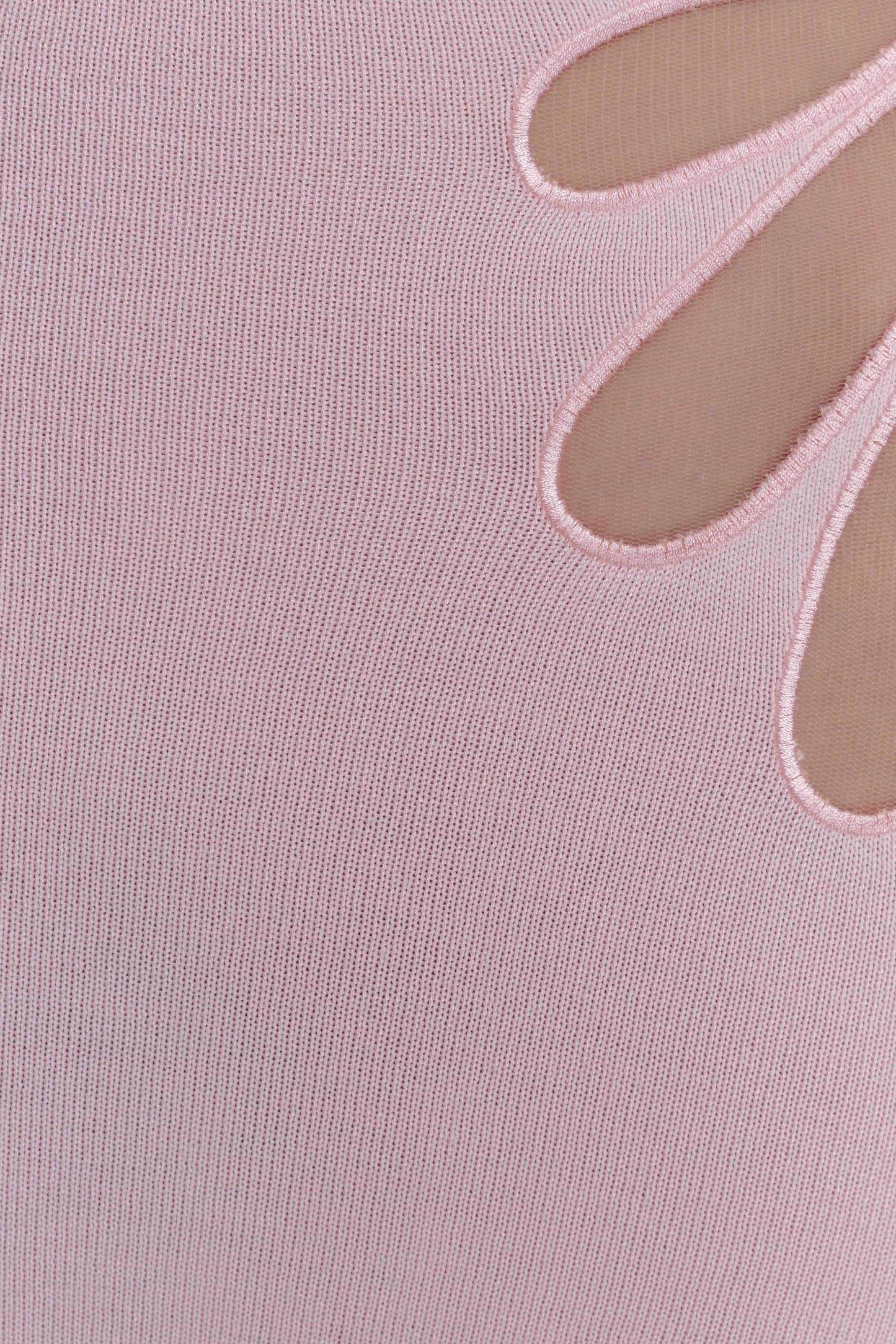 Brock Knit Halter Maxi Dress - Baby Pink