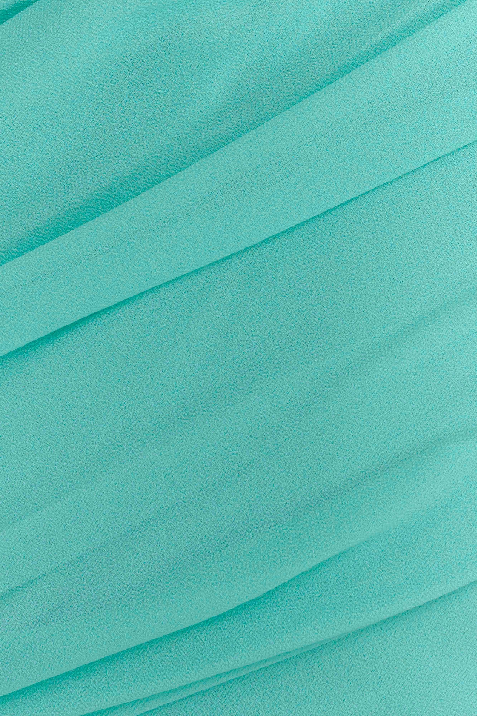 Aria Chiffon Cut Out Maxi Dress - Lagoon #8