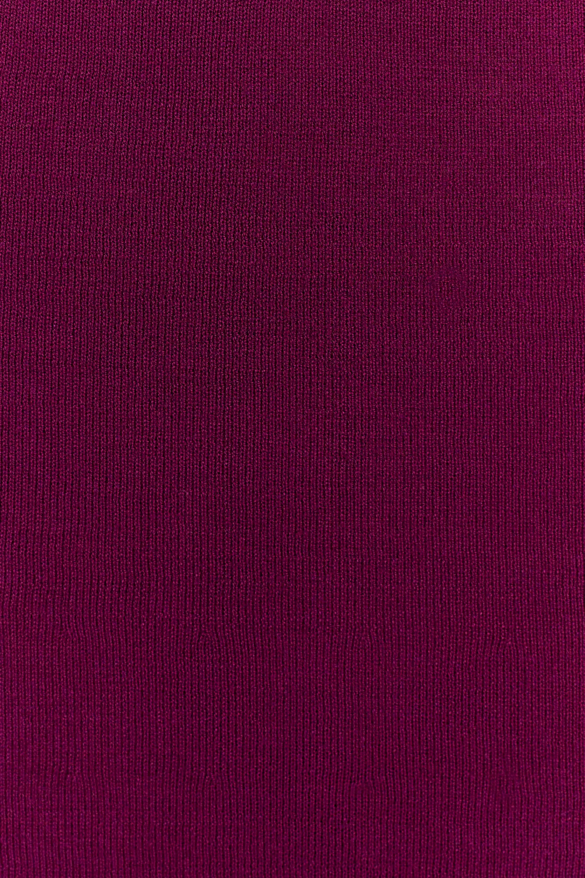 Marimae Long Knit Top - Plum #5