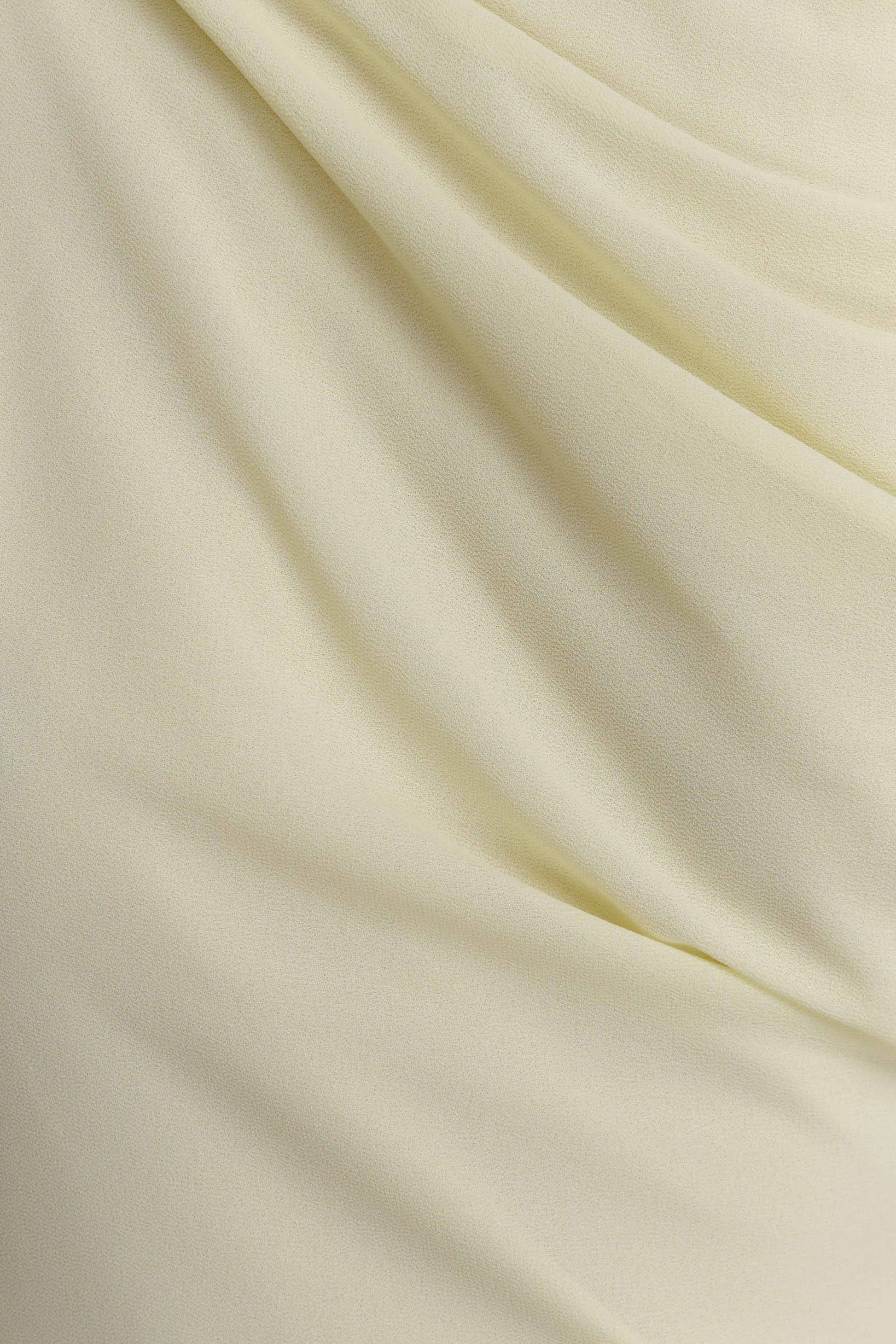 Daisie Chiffon Mini Dress - Lemon #8