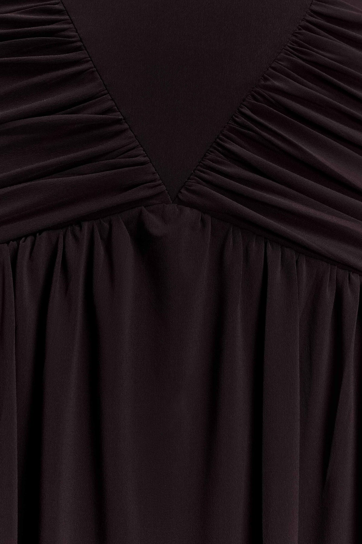 Emory Jersey Cape Maxi Dress - Chocolate