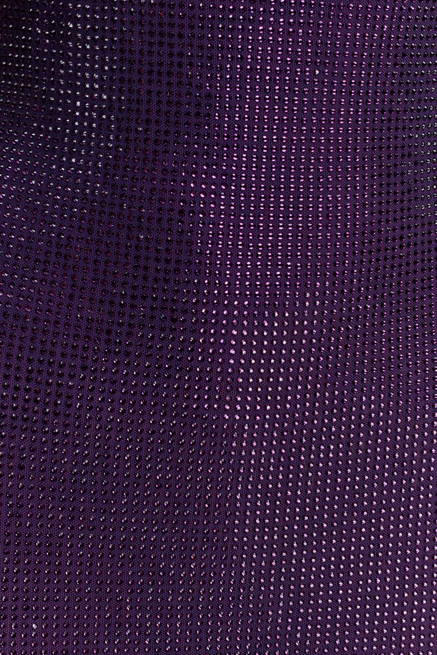 Jasmyn Hot Fix Maxi Dress With Mesh Back - Purple