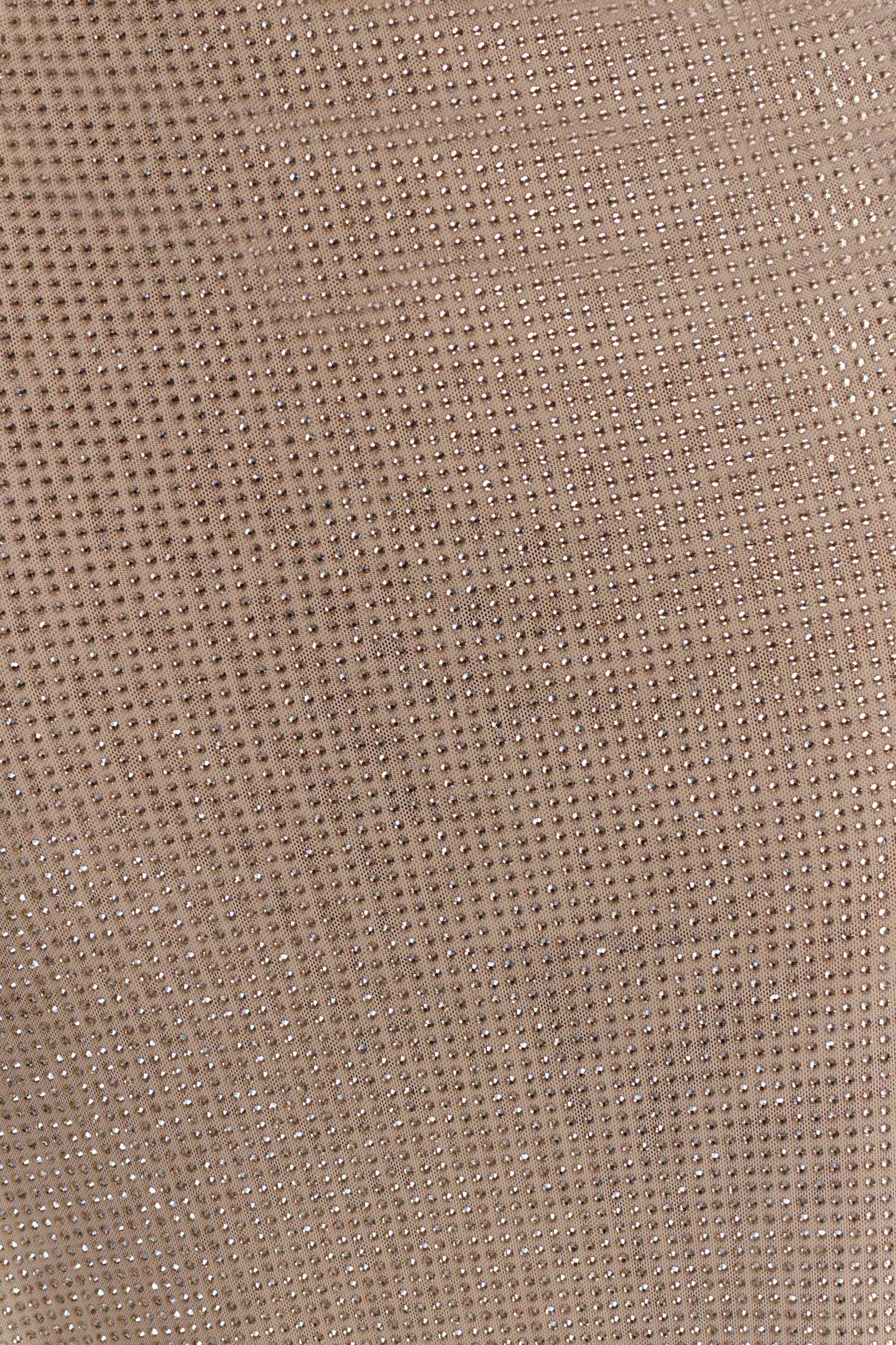 Starla Strapless Diamante Maxi Dress - Gold #7