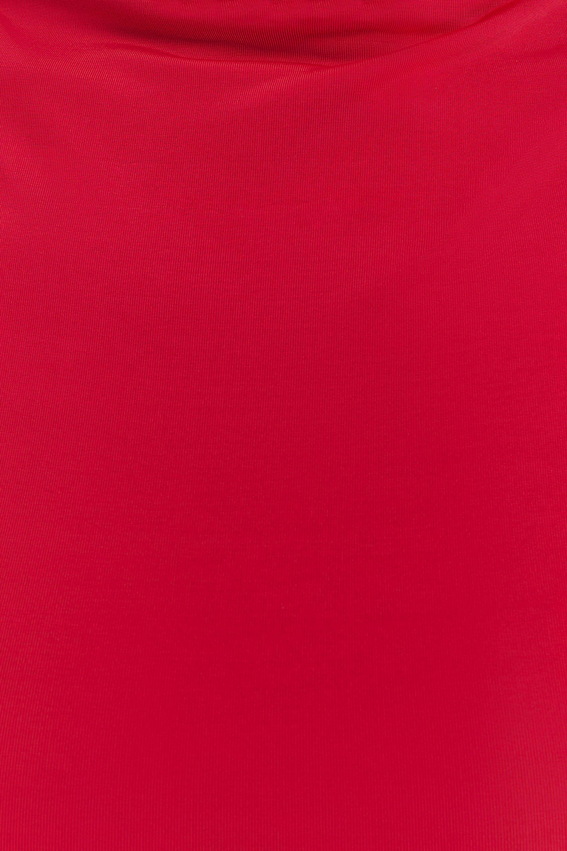 Kiyah Slinky Cut Out Maxi Dress - Red #8