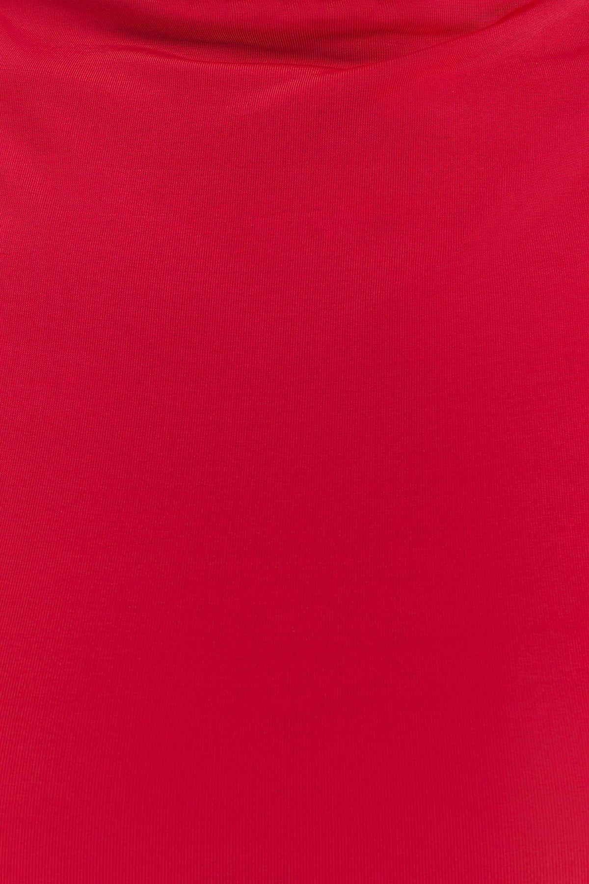 Kiyah Slinky Cut Out Maxi Dress - Red #8