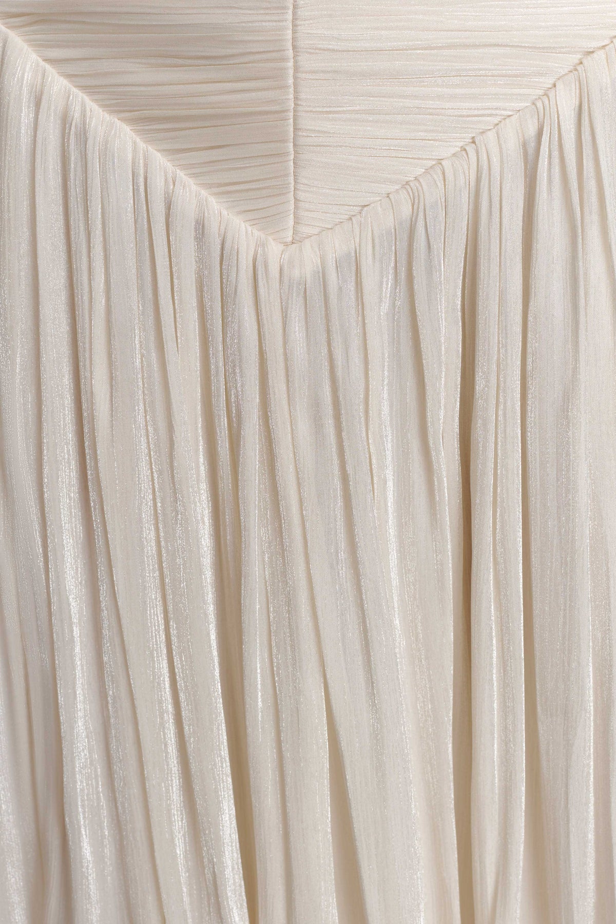 Makena Gathered Midi Skirt - Opal White #11
