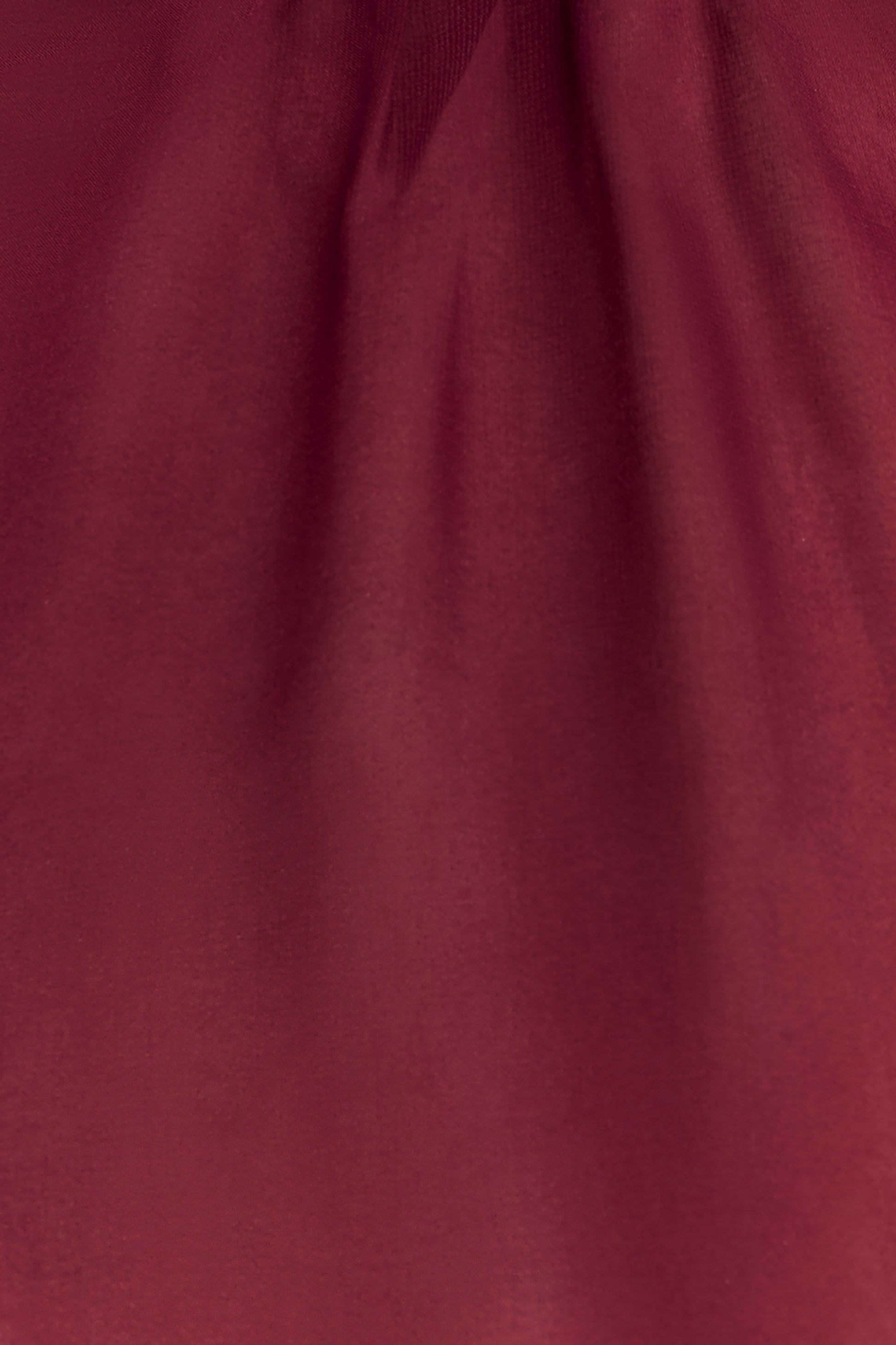 Nimah Chiffon Ruffle Mini Dress - Wine #9