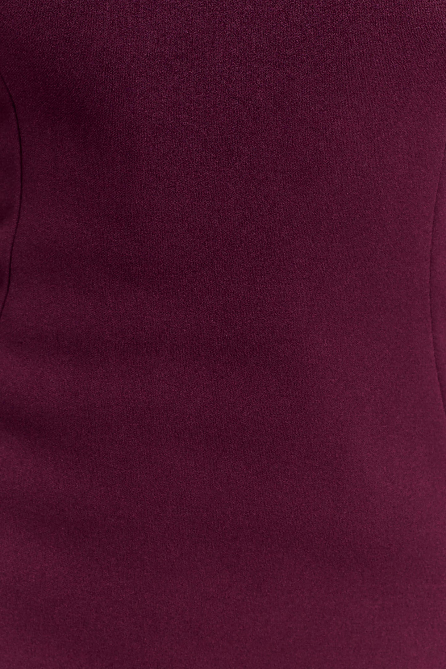 Cary Folded Strapless Crepe Midi Dress - Wine