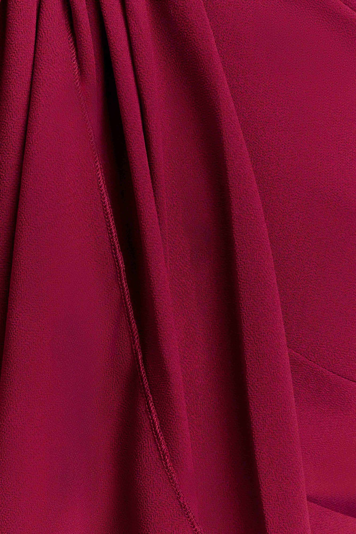 Celina Chiffon Overlay Maxi Skirt - Cherry Red