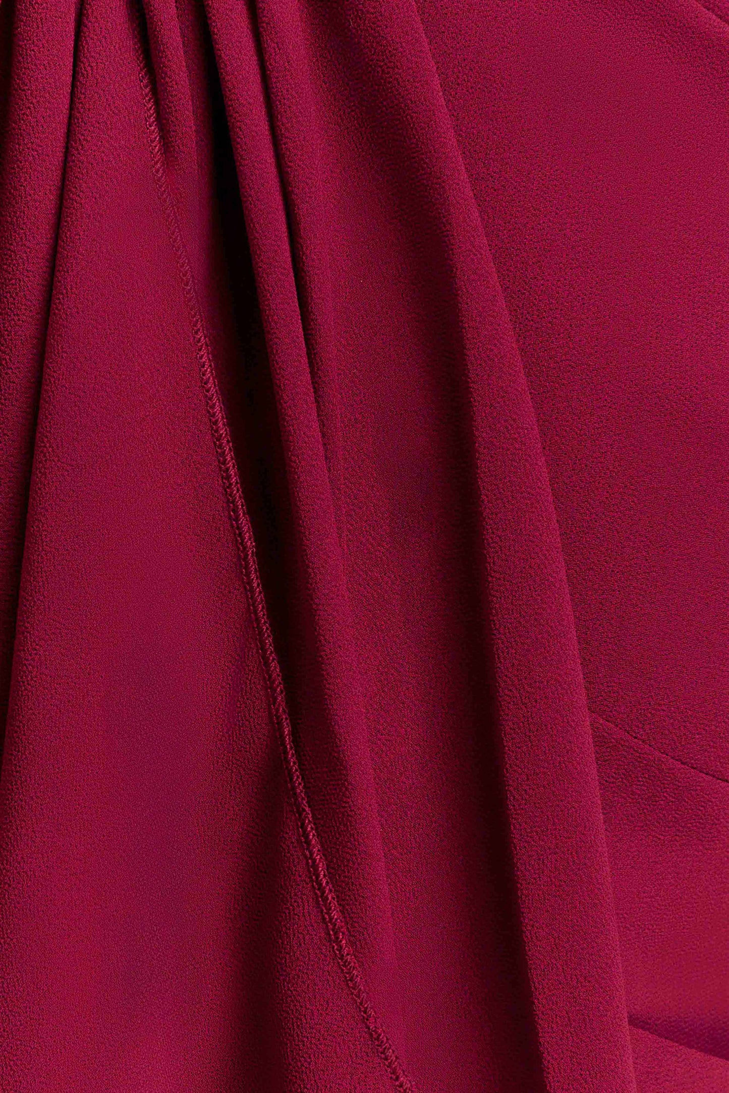 Celina Chiffon Overlay Maxi Skirt - Cherry Red