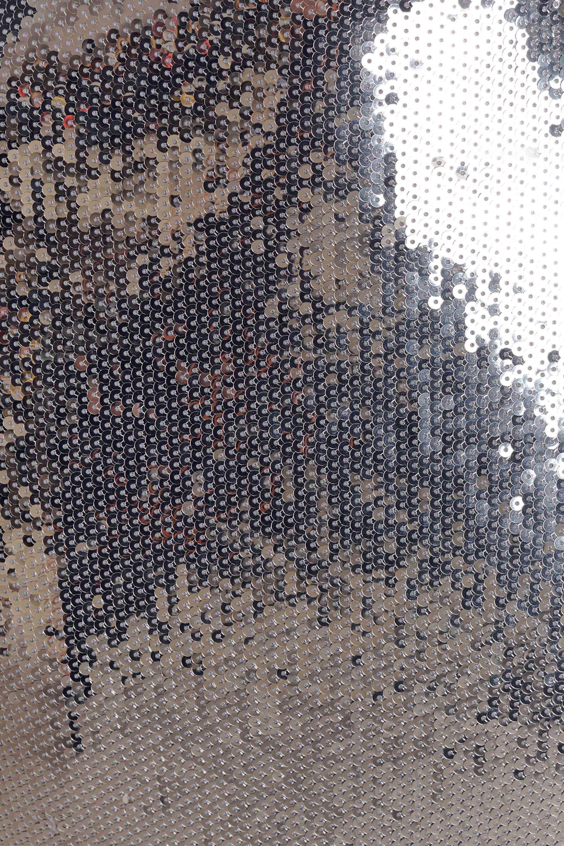 Baldwin Sequin Cut Out Maxi Dress - Silver #9